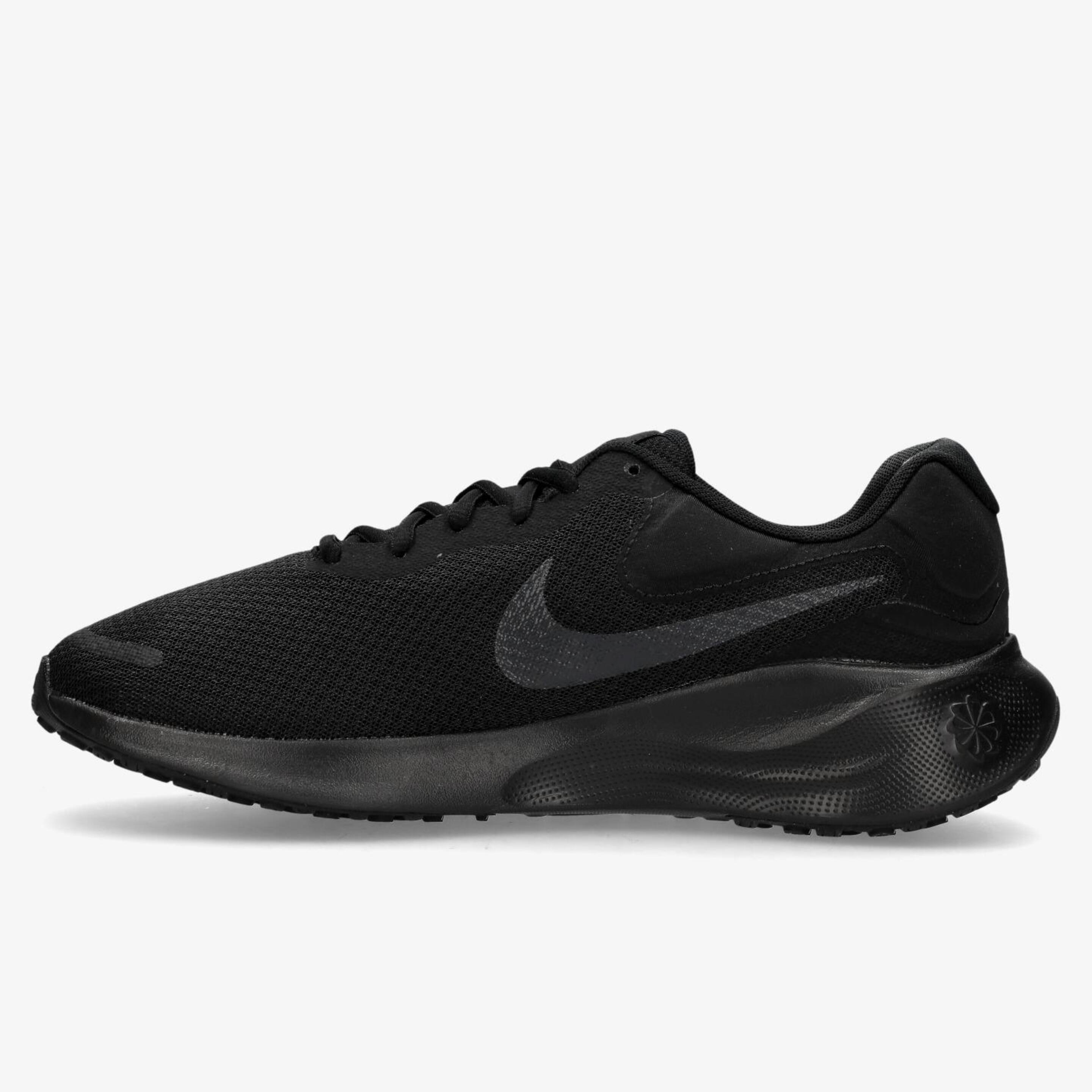 Nike Revolution 7 - Negro - Zapatillas Running Hombre