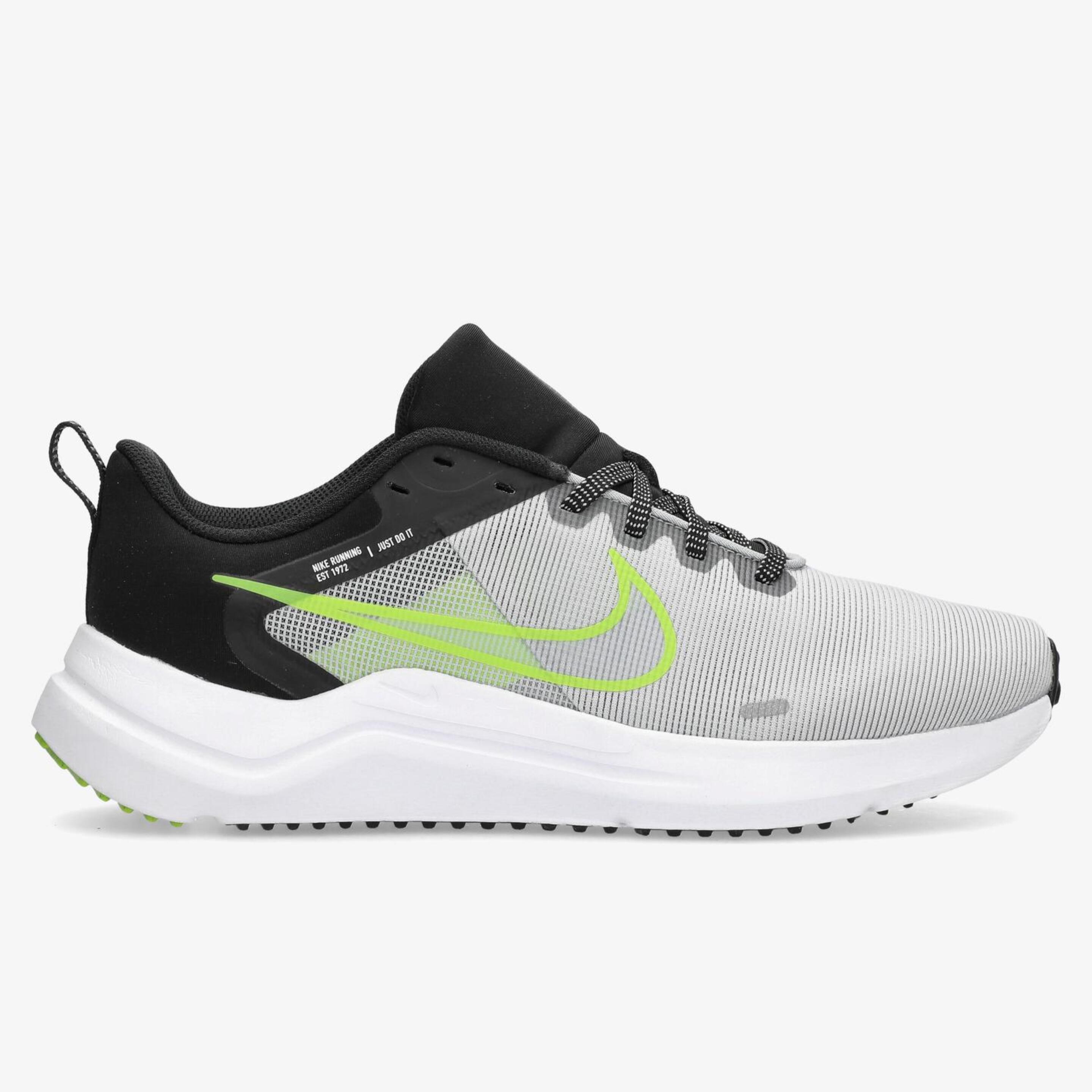 Nike Downshifter 12 - Gris - Zapatillas Running Hombre