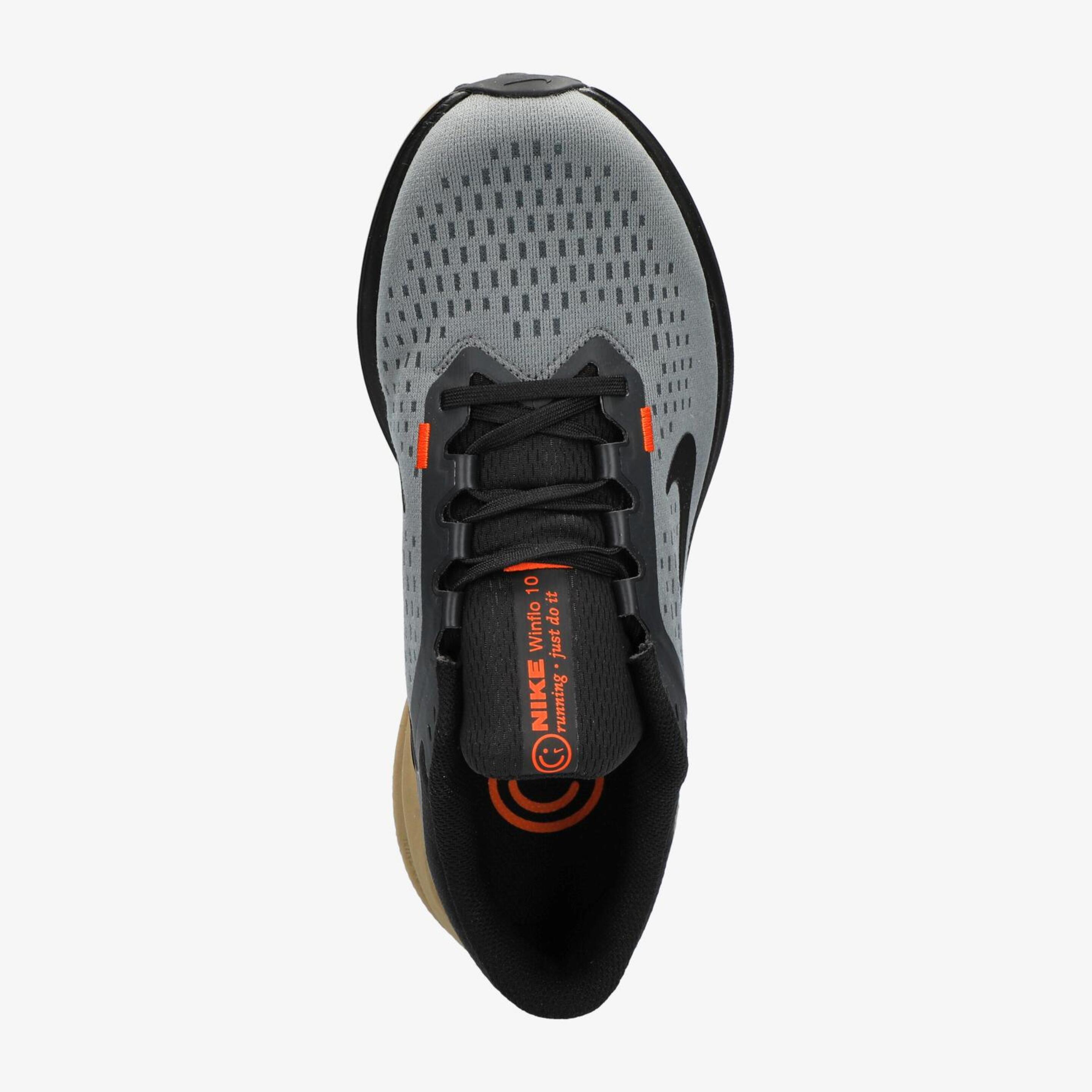 Nike Air Winflo 10 - Gris - Zapatillas Running Hombre