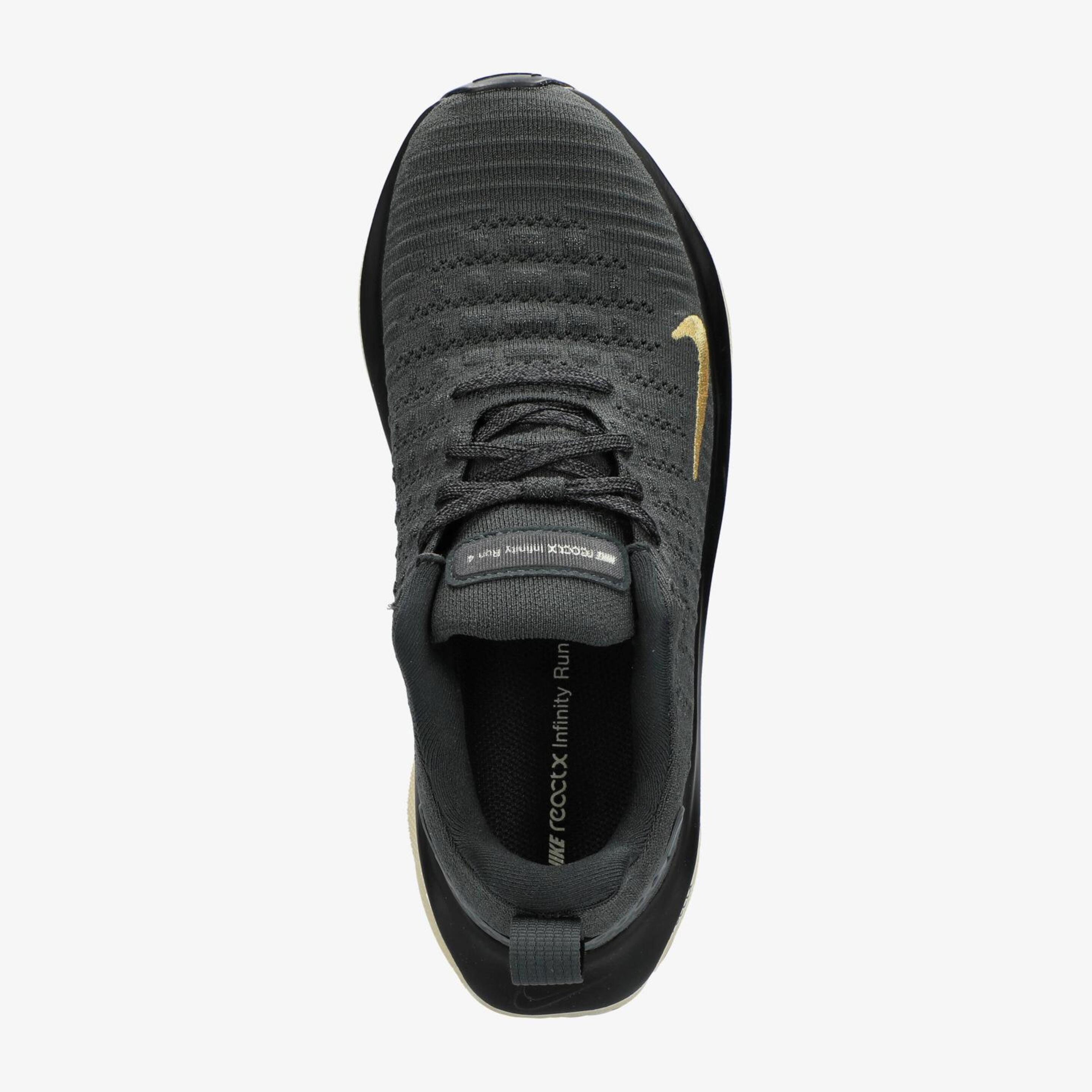 Nike React Infinity Flyknit 4 - Negro - Zapatillas Running Mujer