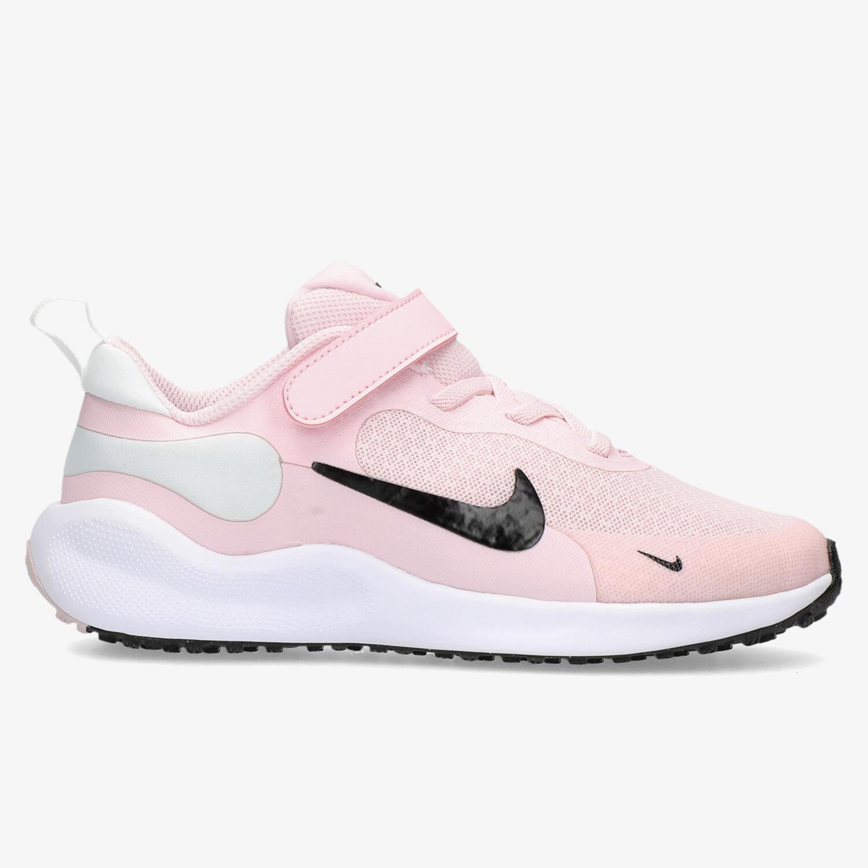 Nike Revolution 7 - rosa - Sapatilhas Velcro Menina