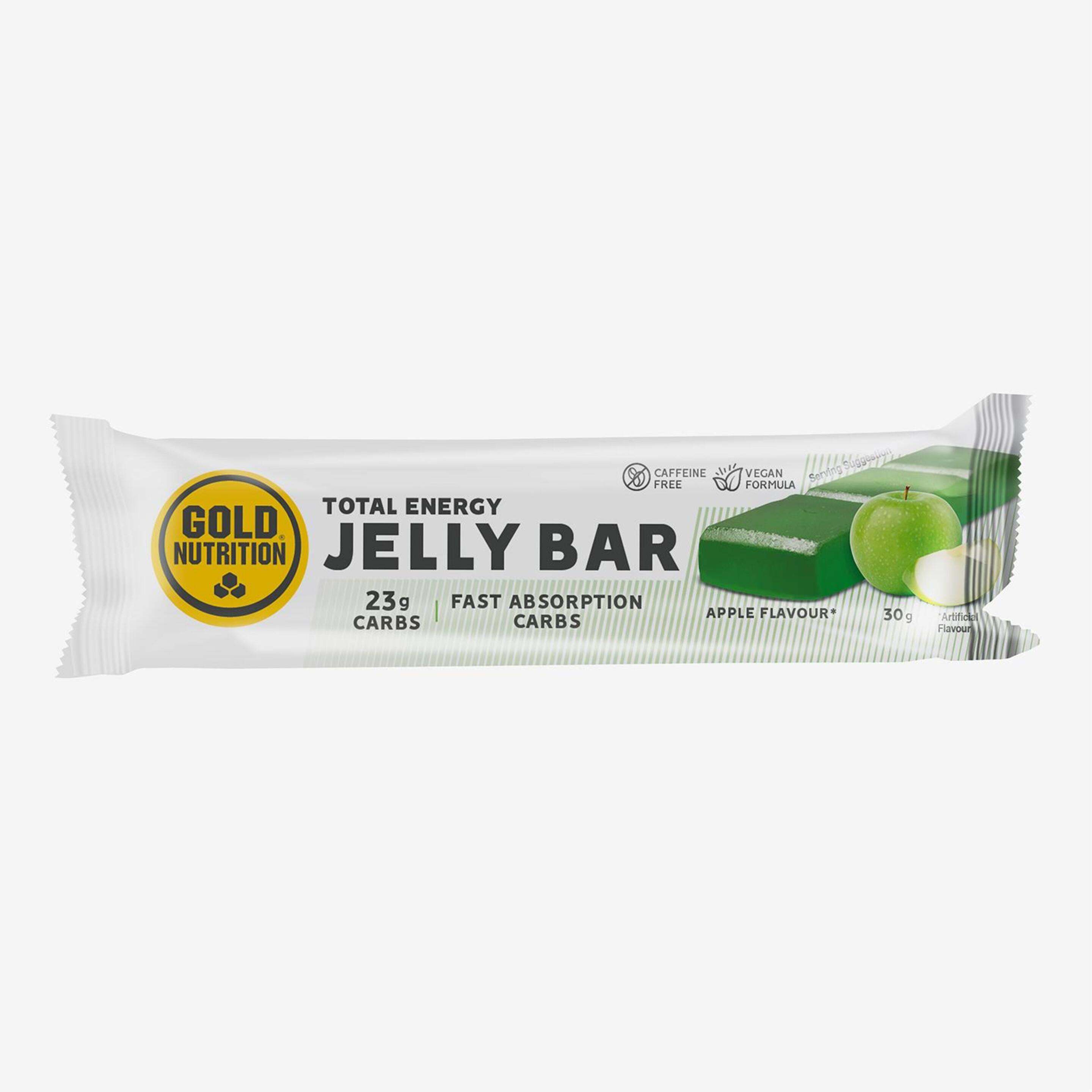 Gold Nutrition Jelly Manzana 30g - Barrita Energética