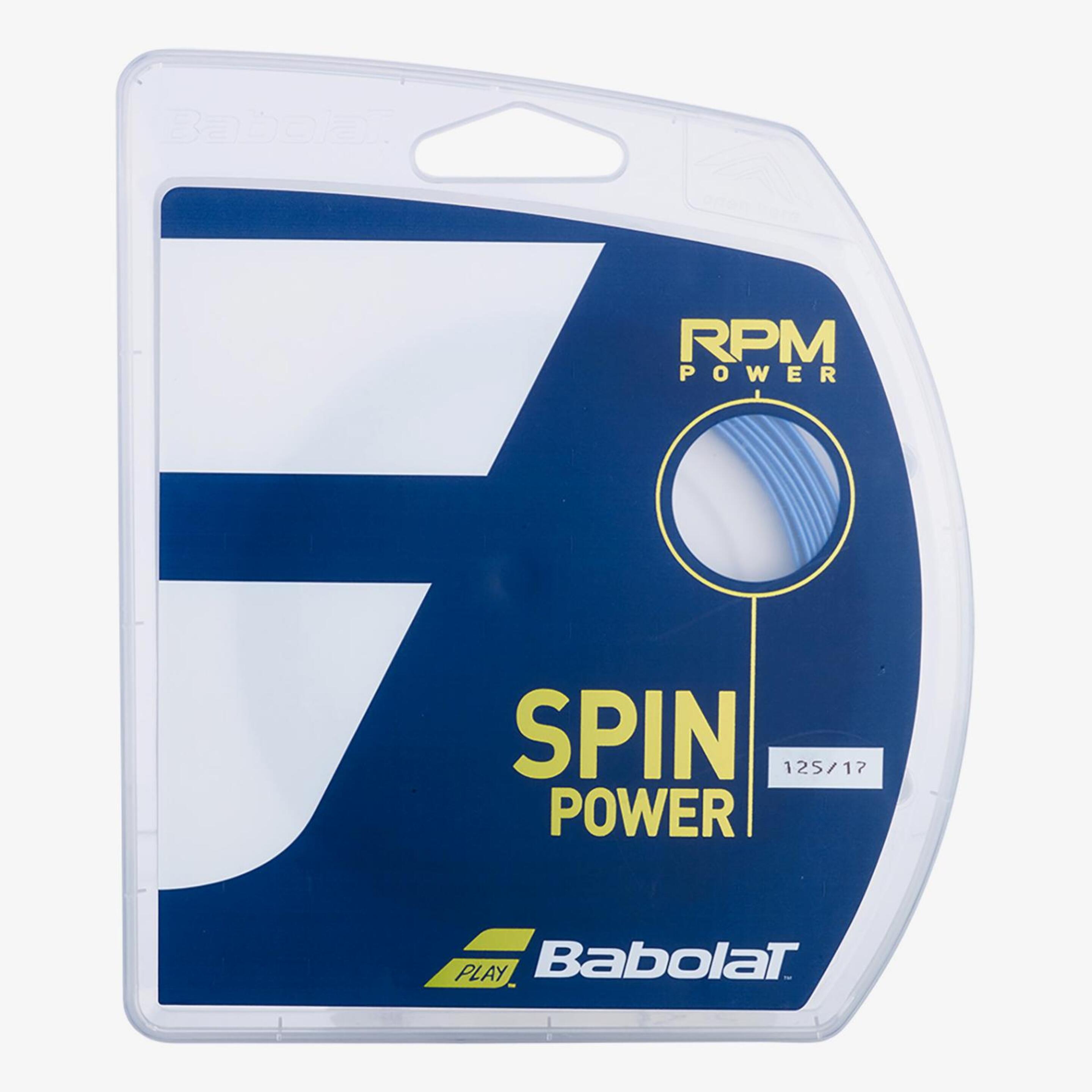Babolat Rpm Power 12m - azul - Encordado Raqueta