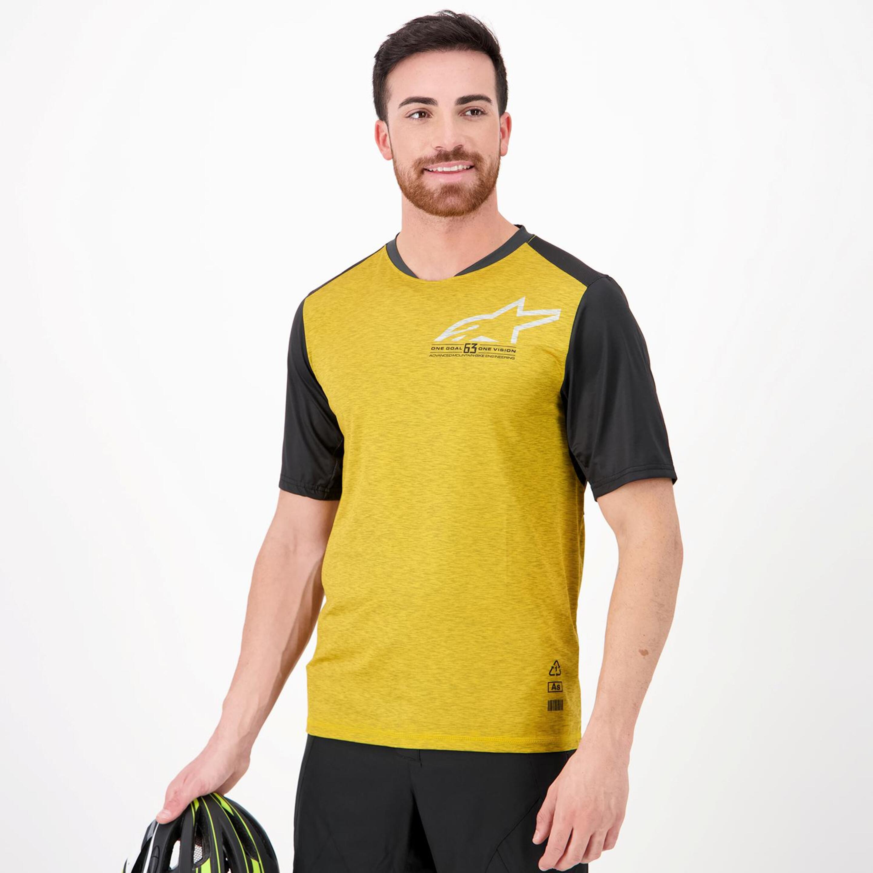 Alpinestars 6 V2 - amarillo - T-shirt Ciclismo Homem