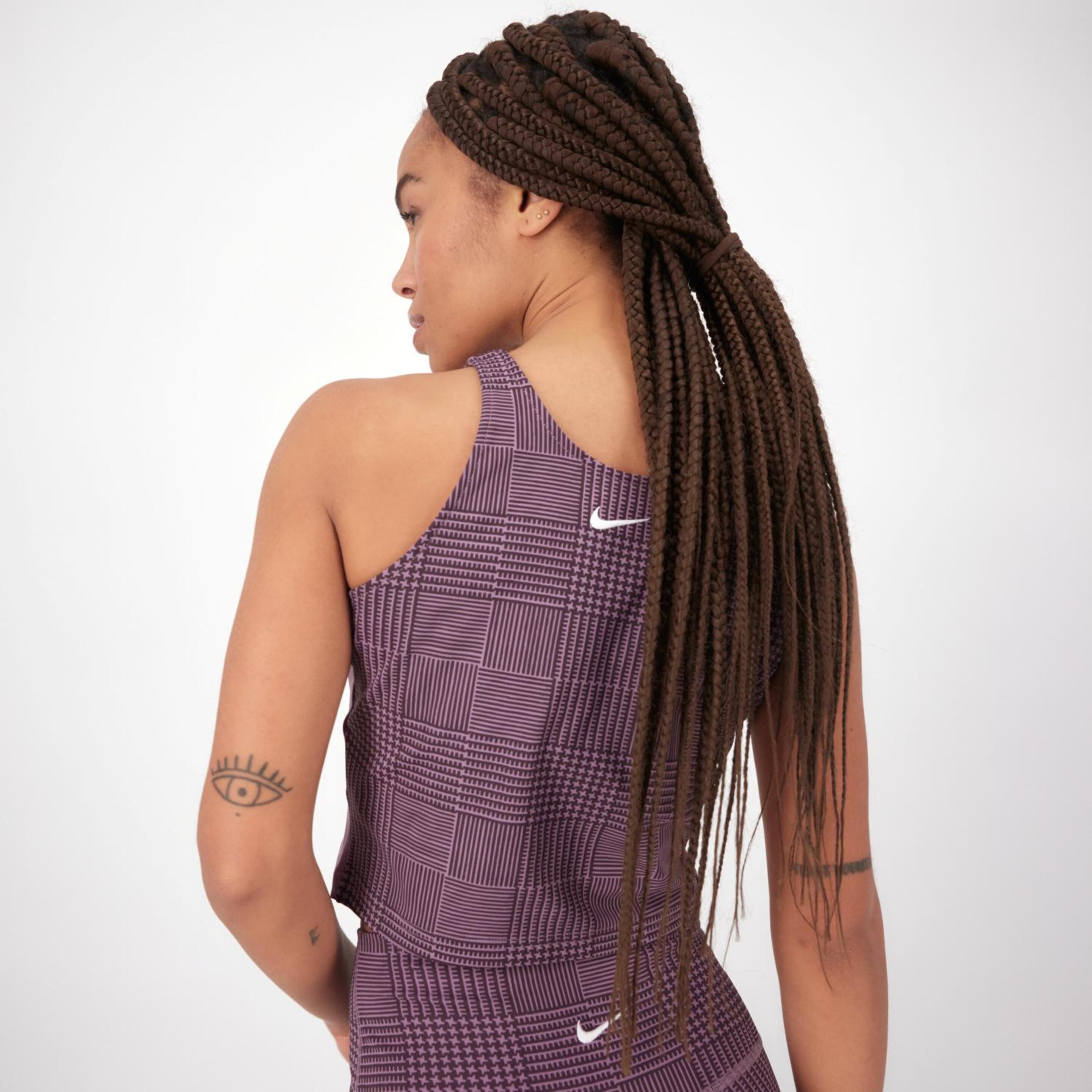 Camiseta Nike - Morado - Camiseta Yoga Mujer