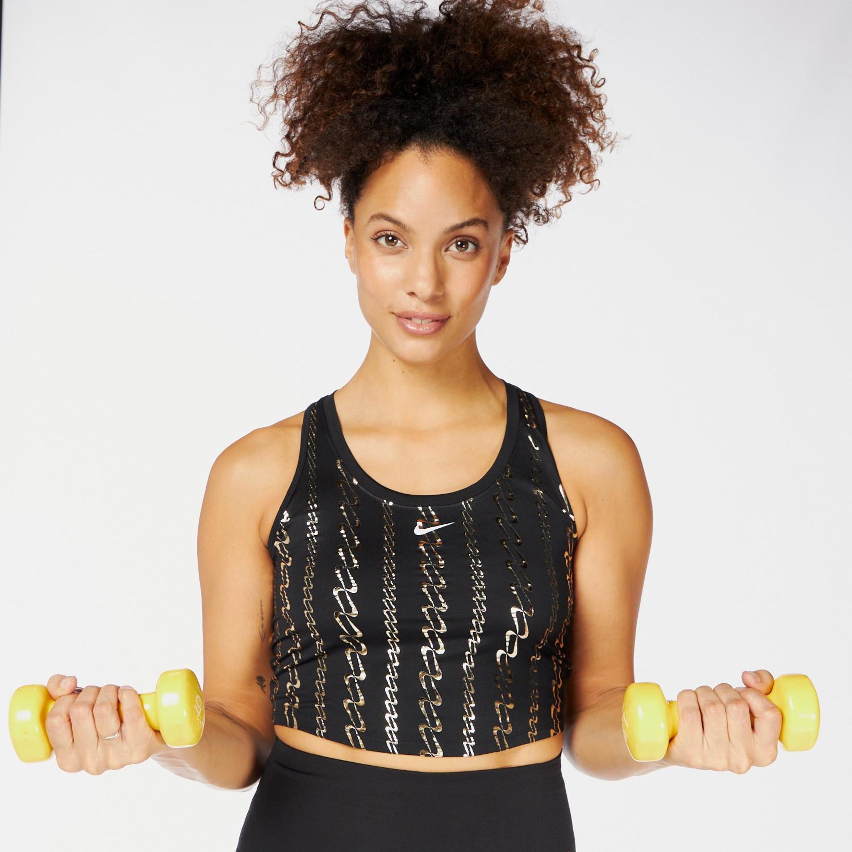Nike One - negro - Camiseta Fitness Mujer