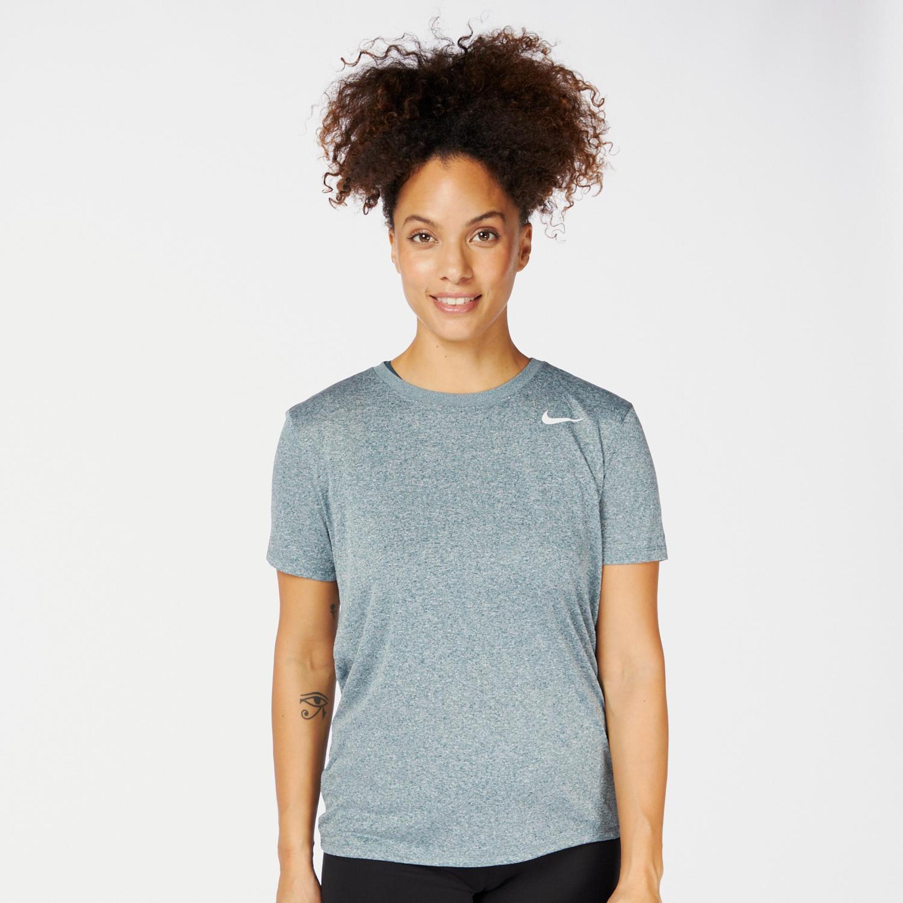 Nike Legend Crew - gris - Camiseta Running Mujer