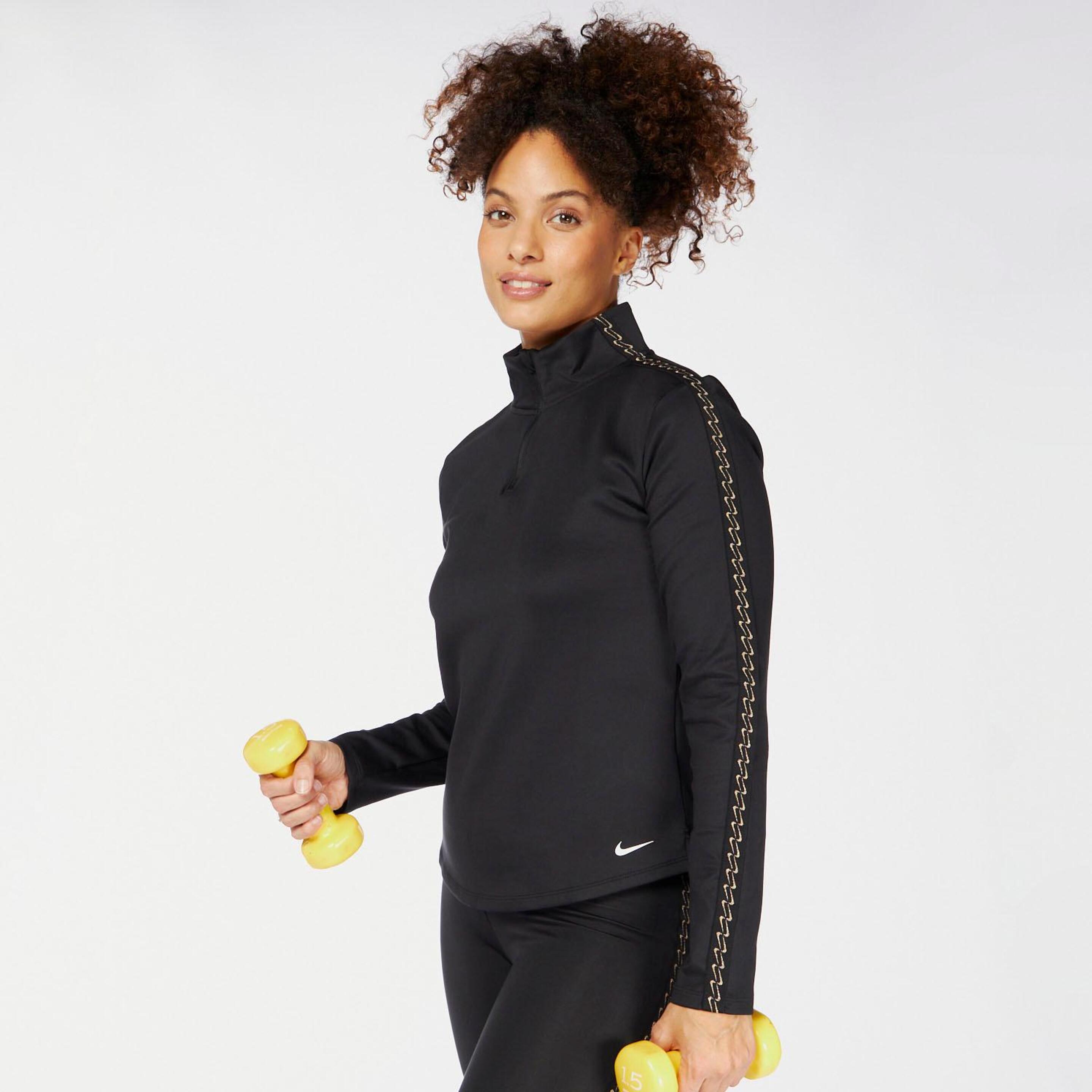 Nike One - negro - Sweat Ginásio Mulher