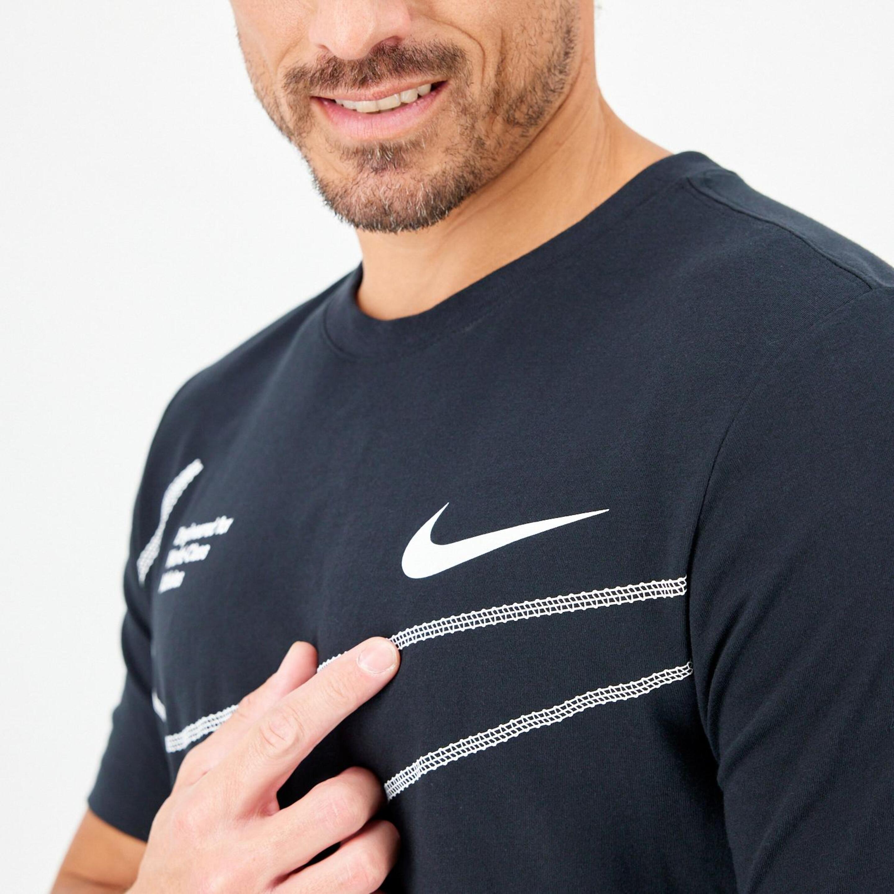 Nike Dri-FIT - Negro - Camiseta Running Hombre