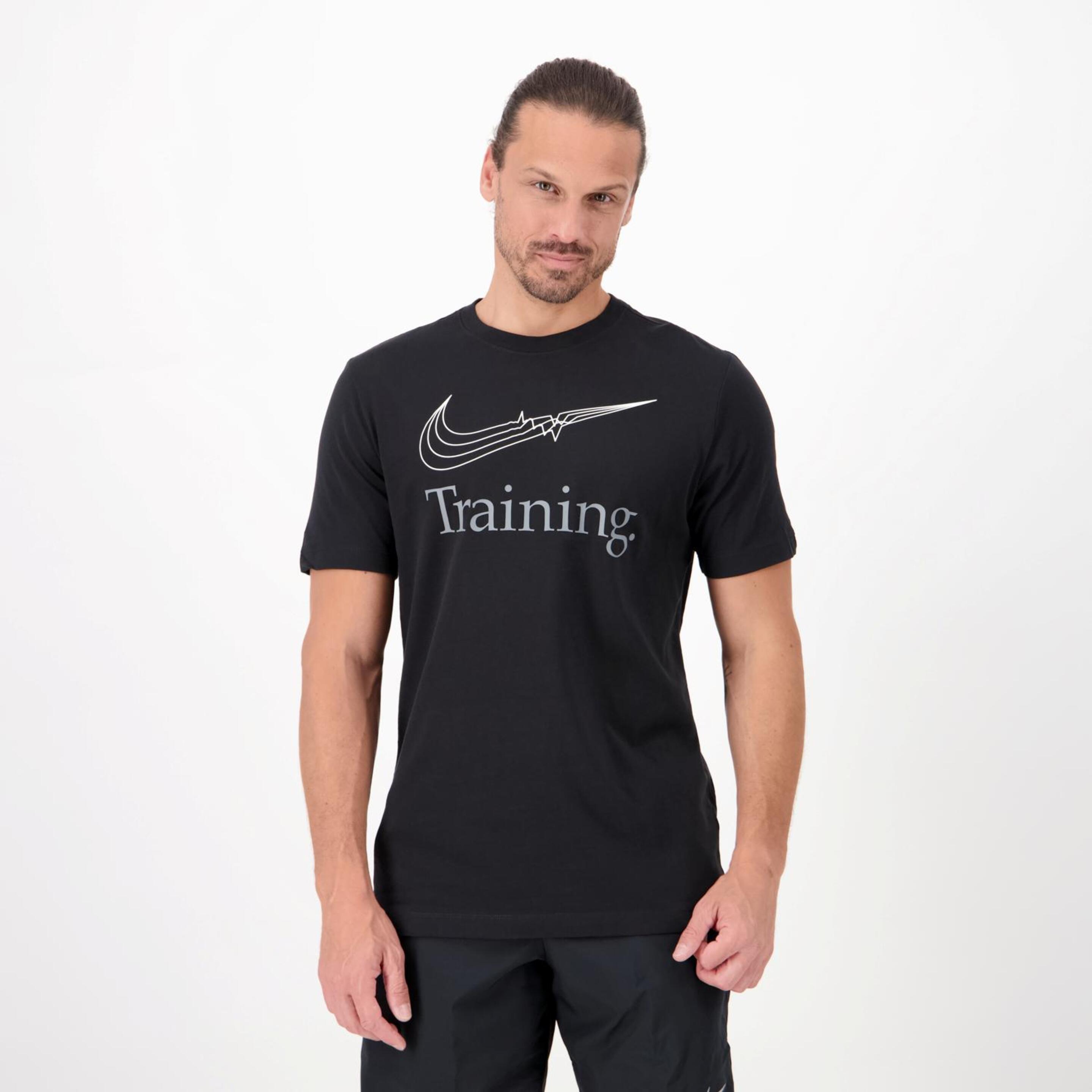 Nike Dri-fit - negro - Camiseta Running Hombre