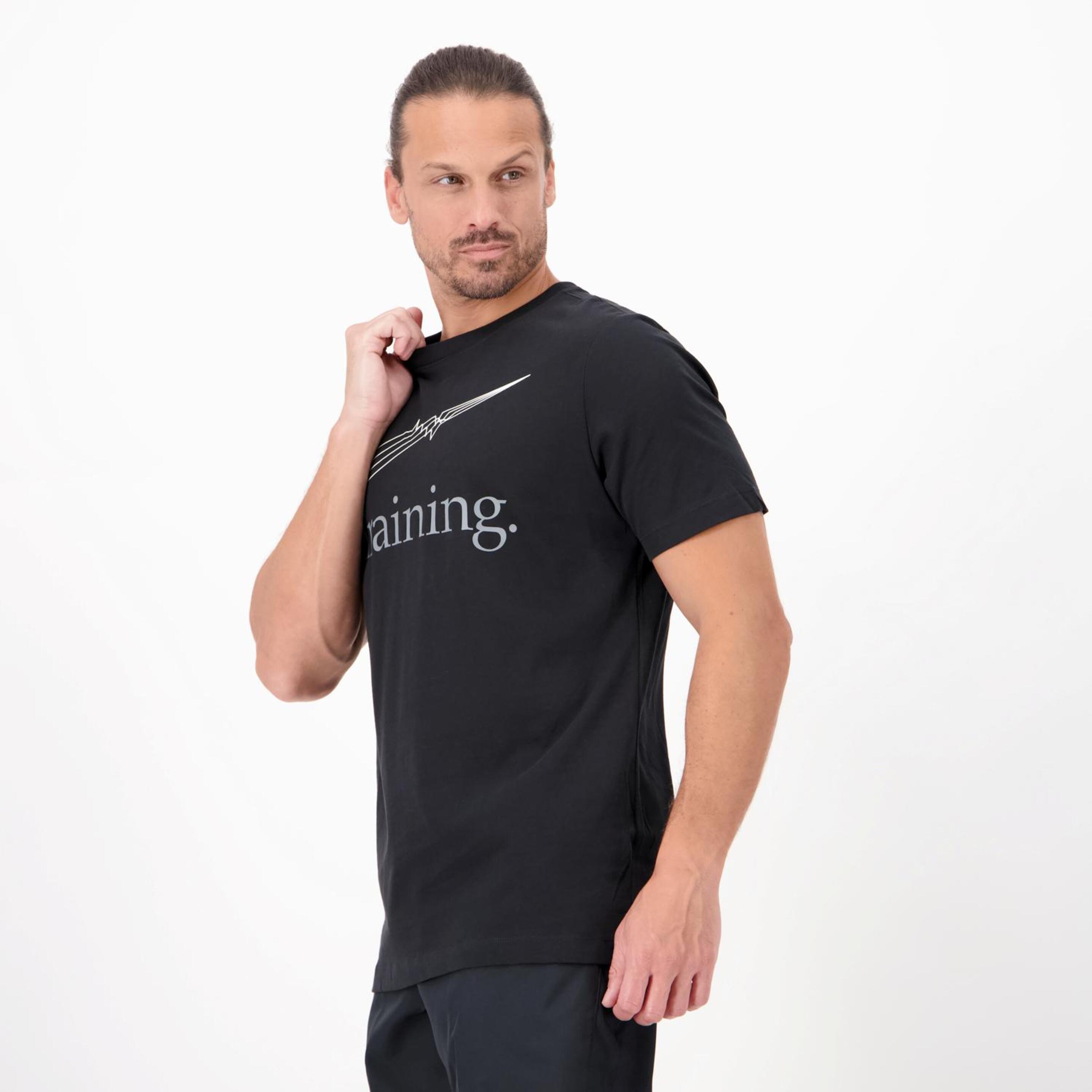Nike Dri-FIT - Negro - Camiseta Running Hombre