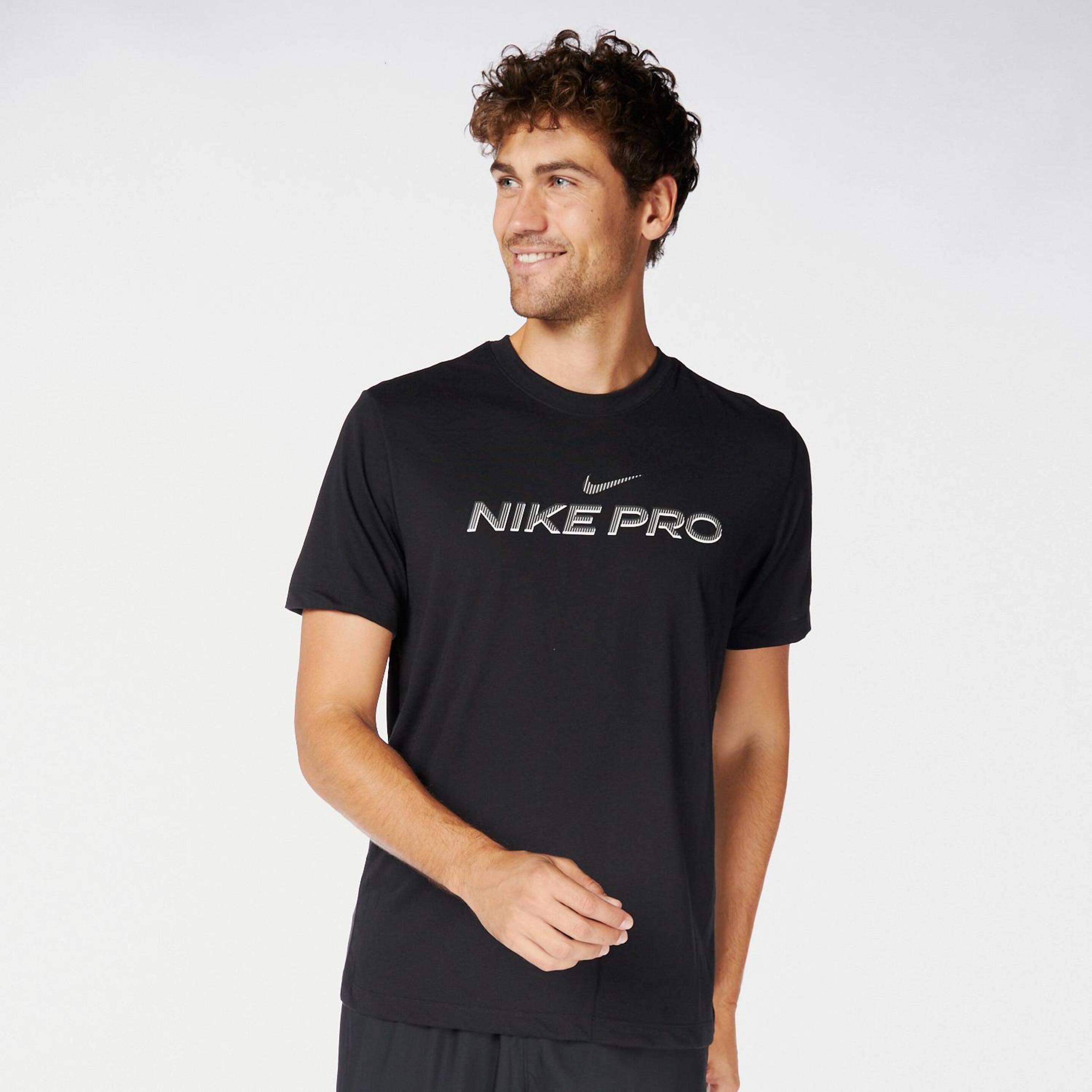 Nike Pro Dri-fit - negro - Camiseta Running Hombre