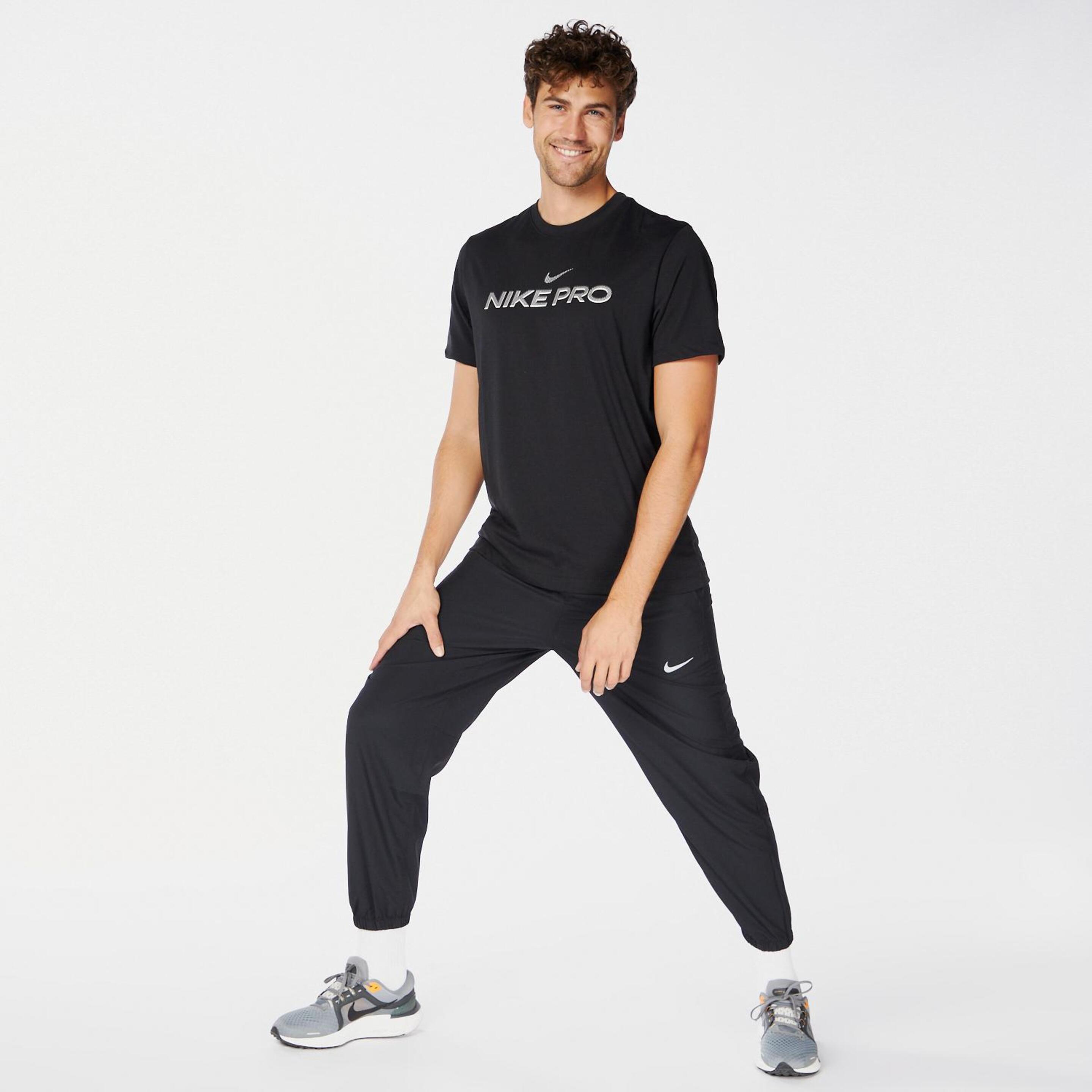 Nike Pro Dri-FIT - Negro - Camiseta Running Hombre