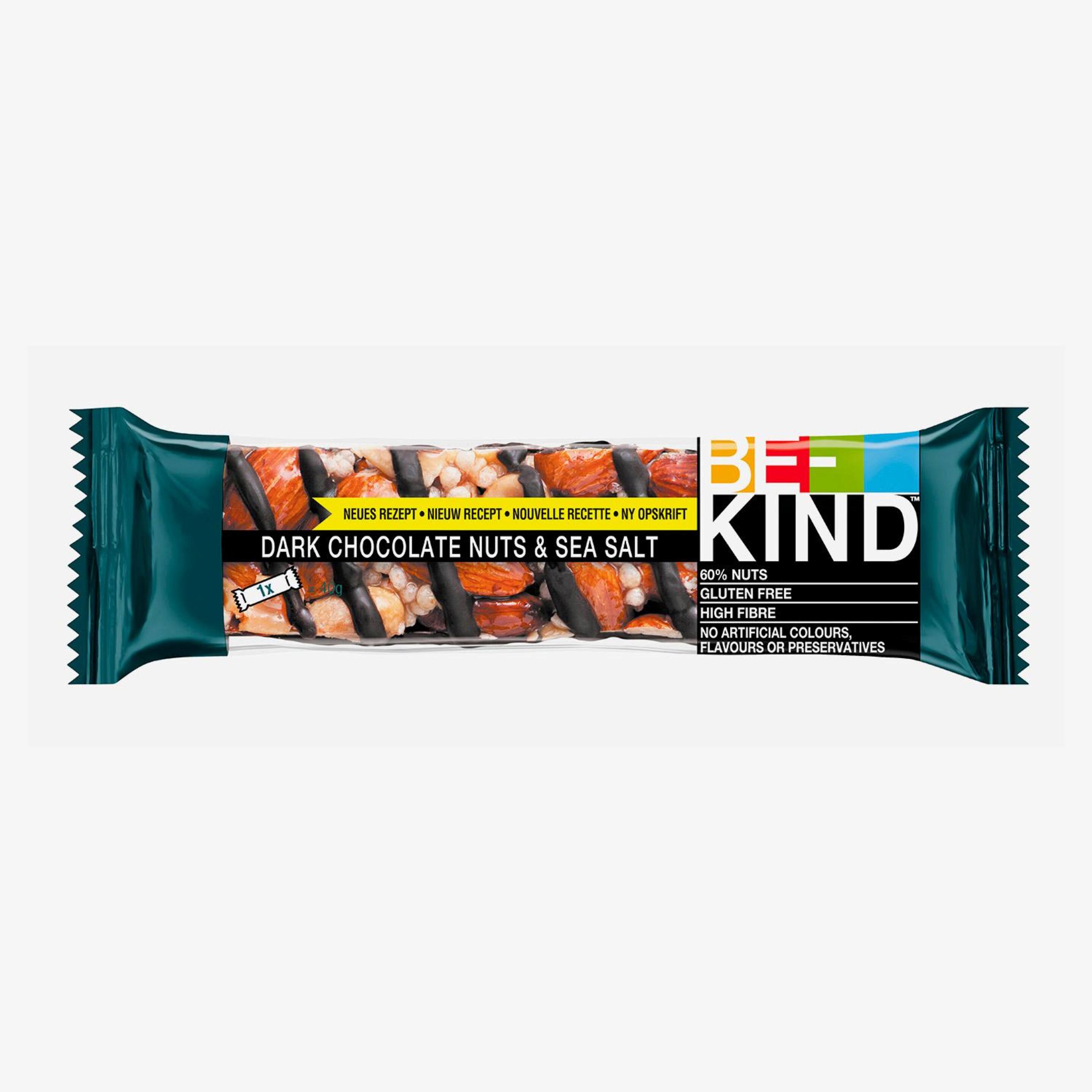 Barra Energética Be-kind - unico - Barra Energética Chocolate Negro e Avelã 40gr