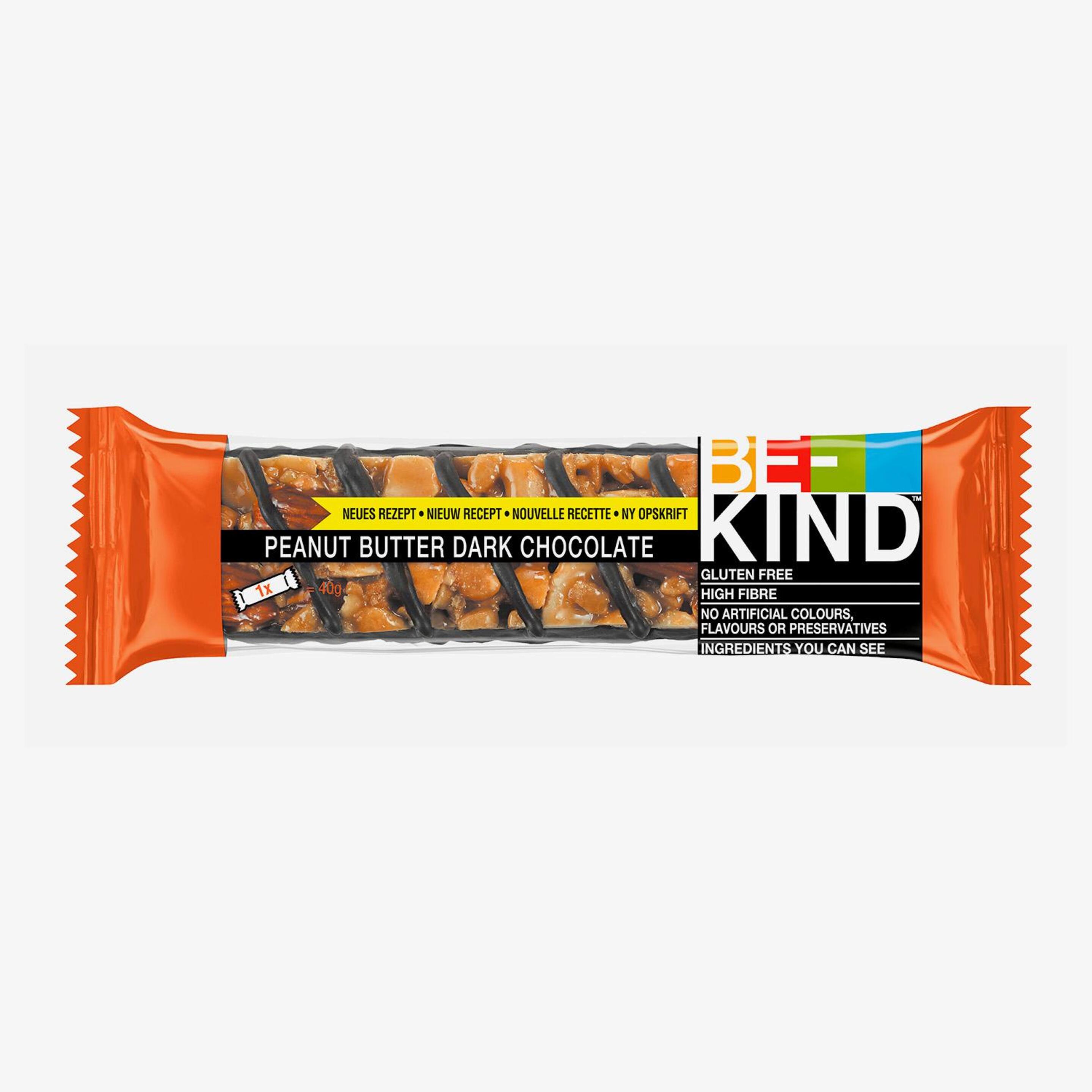 Barra Energética Be-kind - unico - Barra Energética Chocolate Negro e Amendoim 40gr