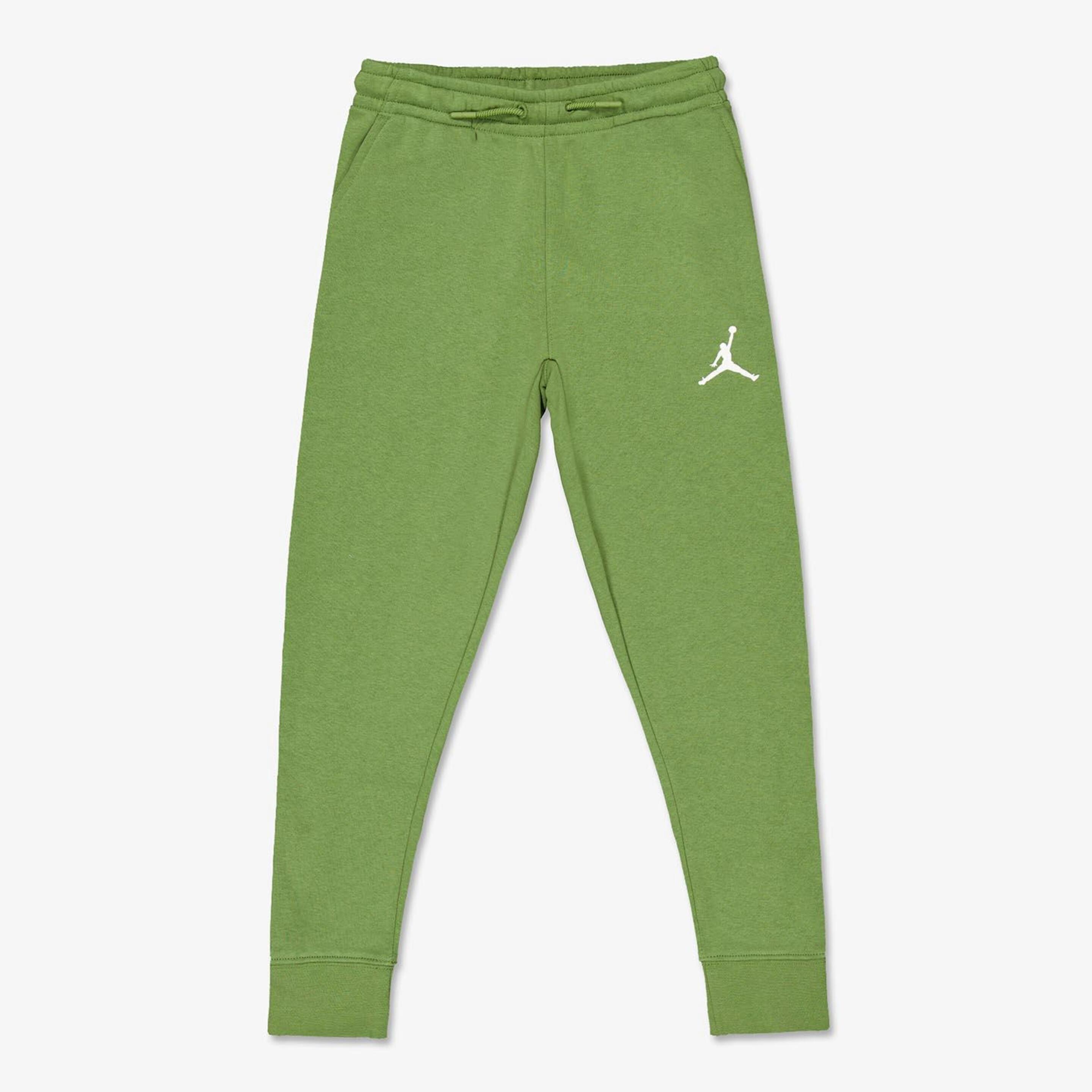 Calças Jordan - verde - Calças Rapaz