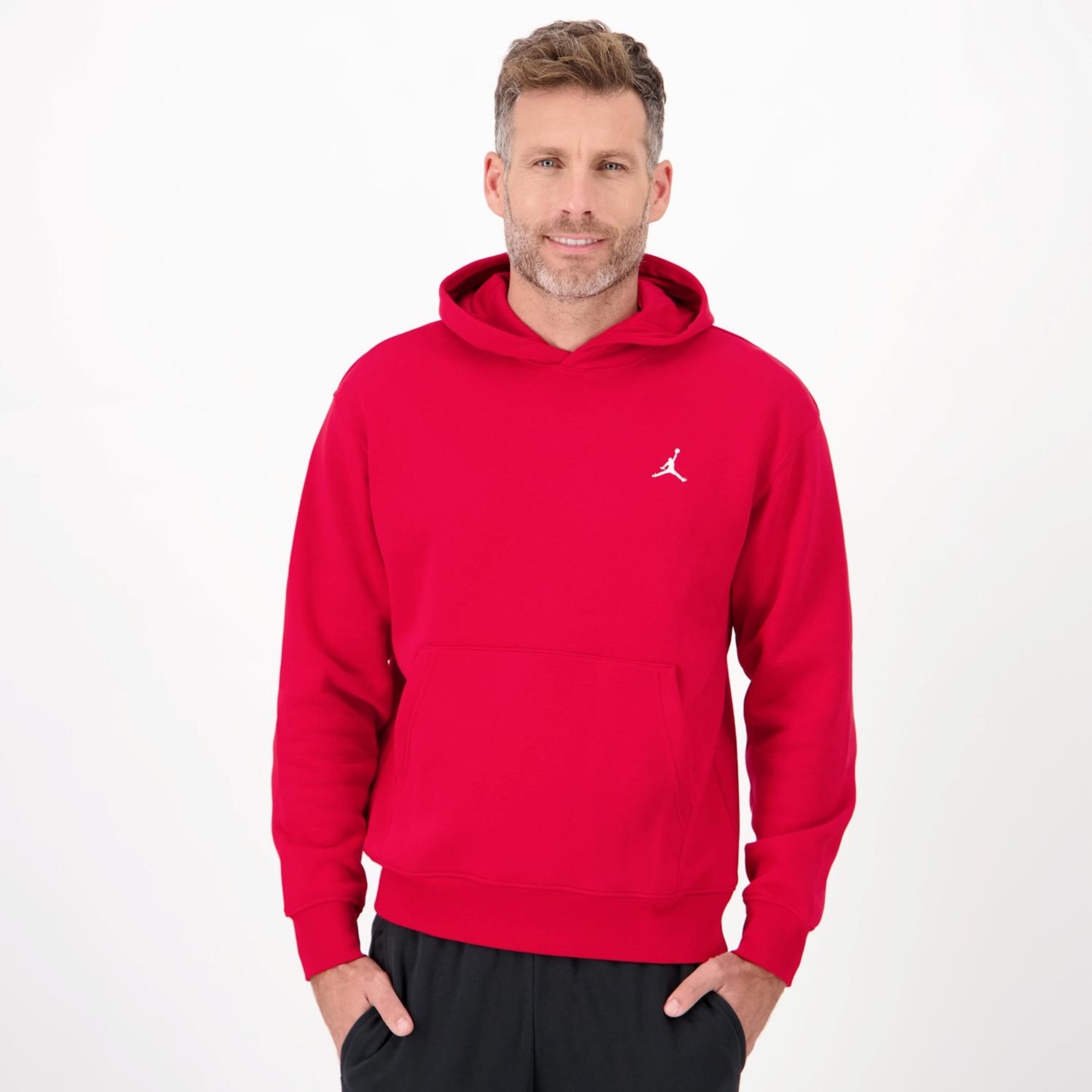 Jordan Small Logo - rojo - Sweatshirt Capuz Homem