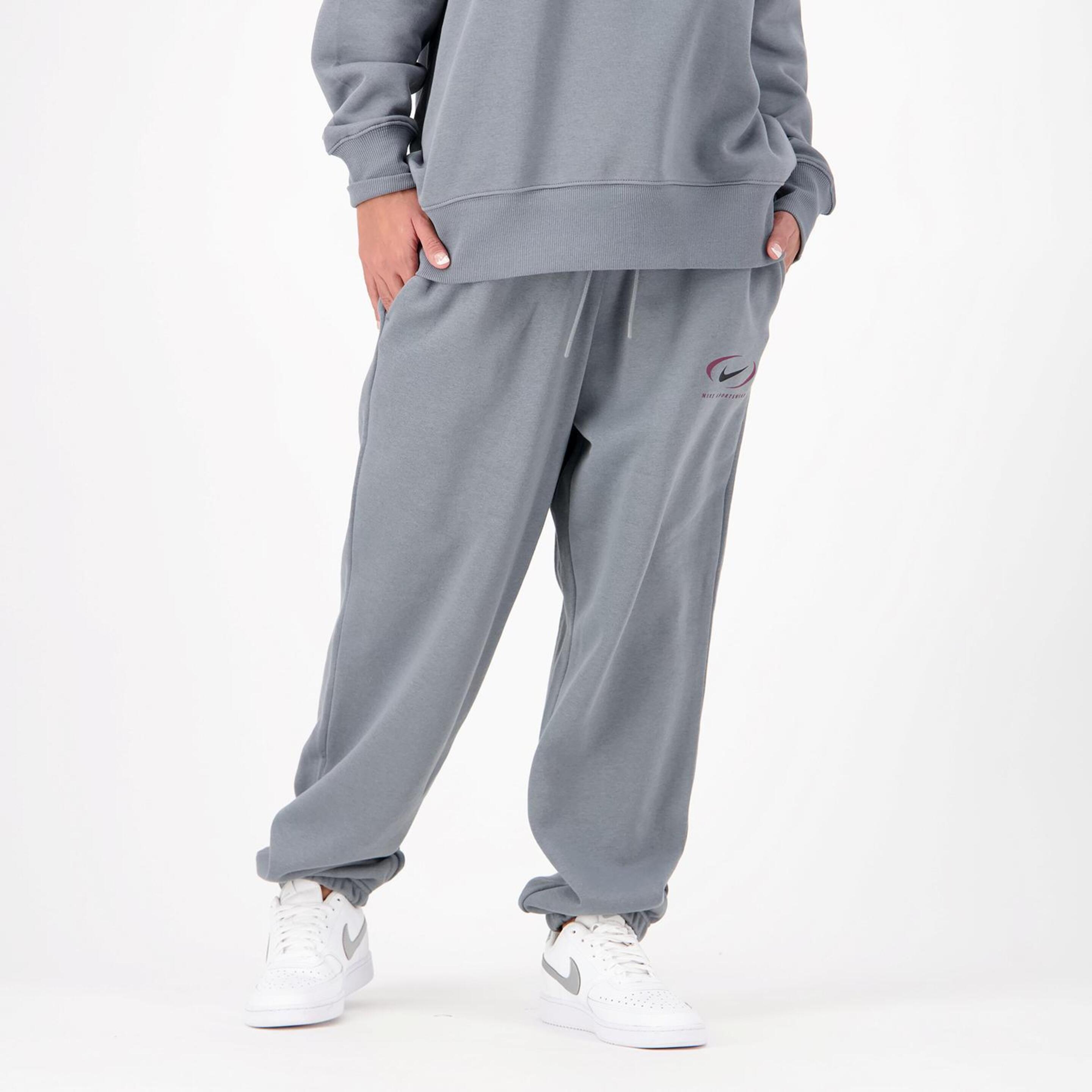 Nike Swoosh - gris - Pantalón Mujer