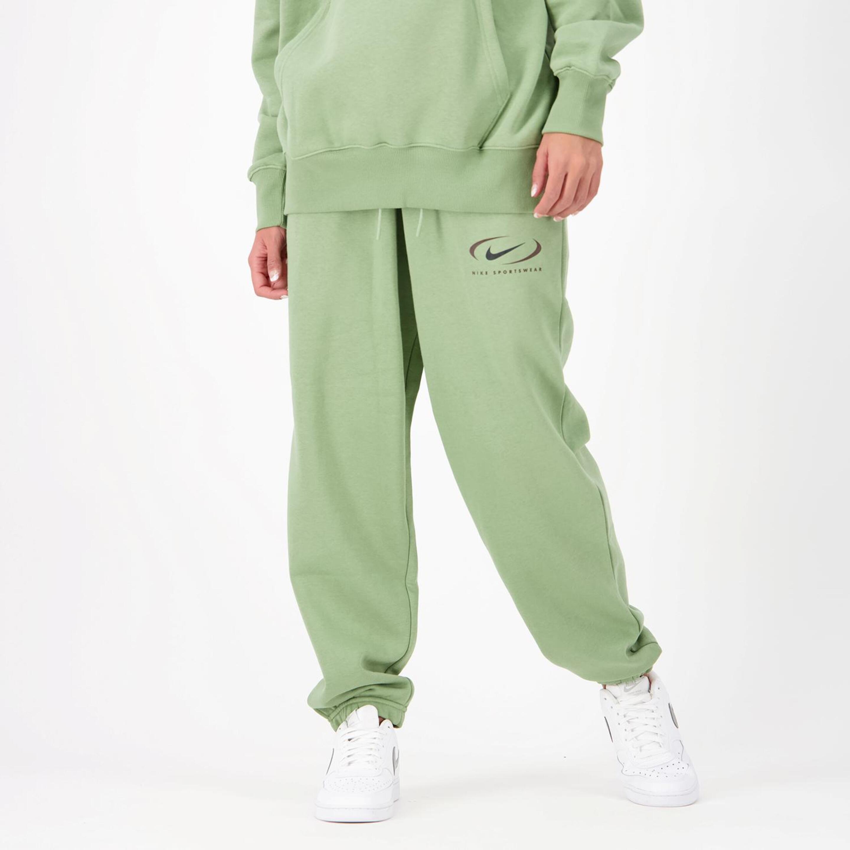 Nike Swoosh - verde - Pantalón Mujer