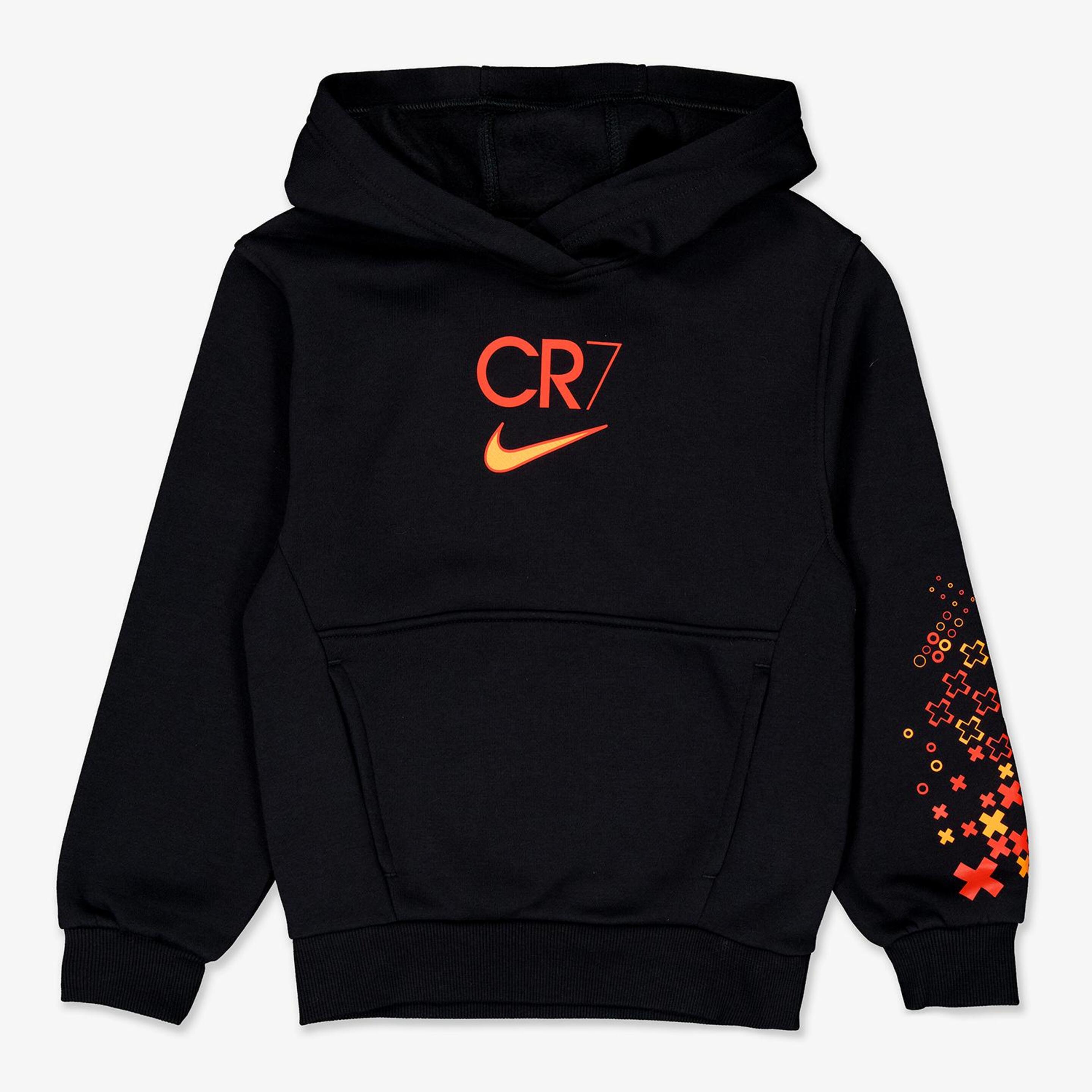 Sweatshirt Futebol Nike Cr7 - negro - Sweatshirt Capuz Rapaz