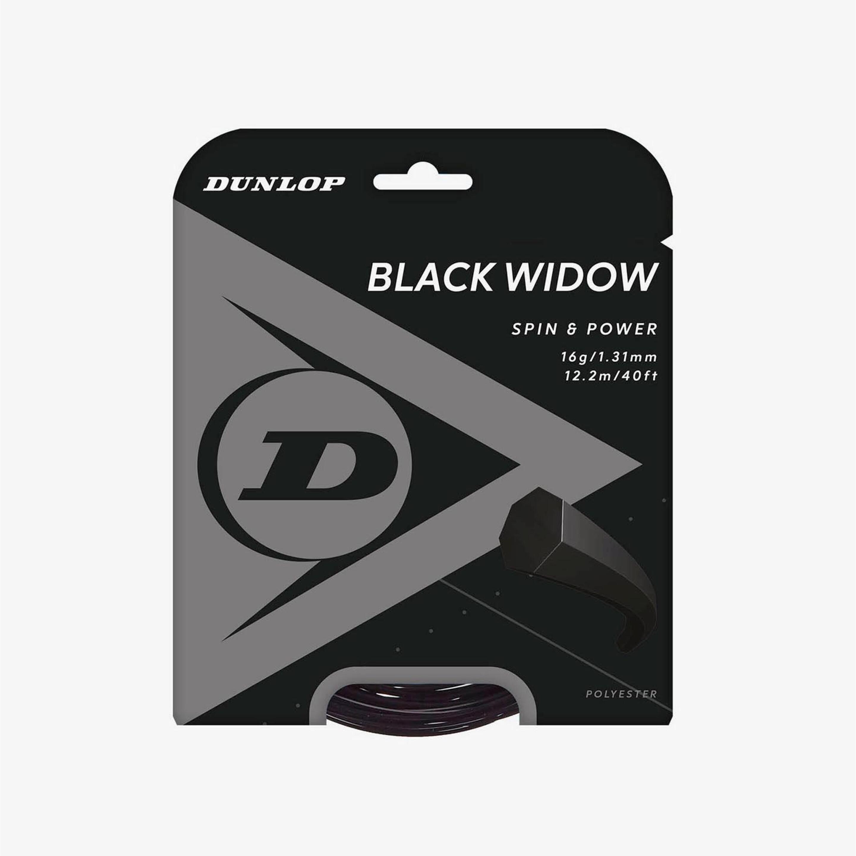 Dunlop Black Widow - negro - Corda Ténis 16_131