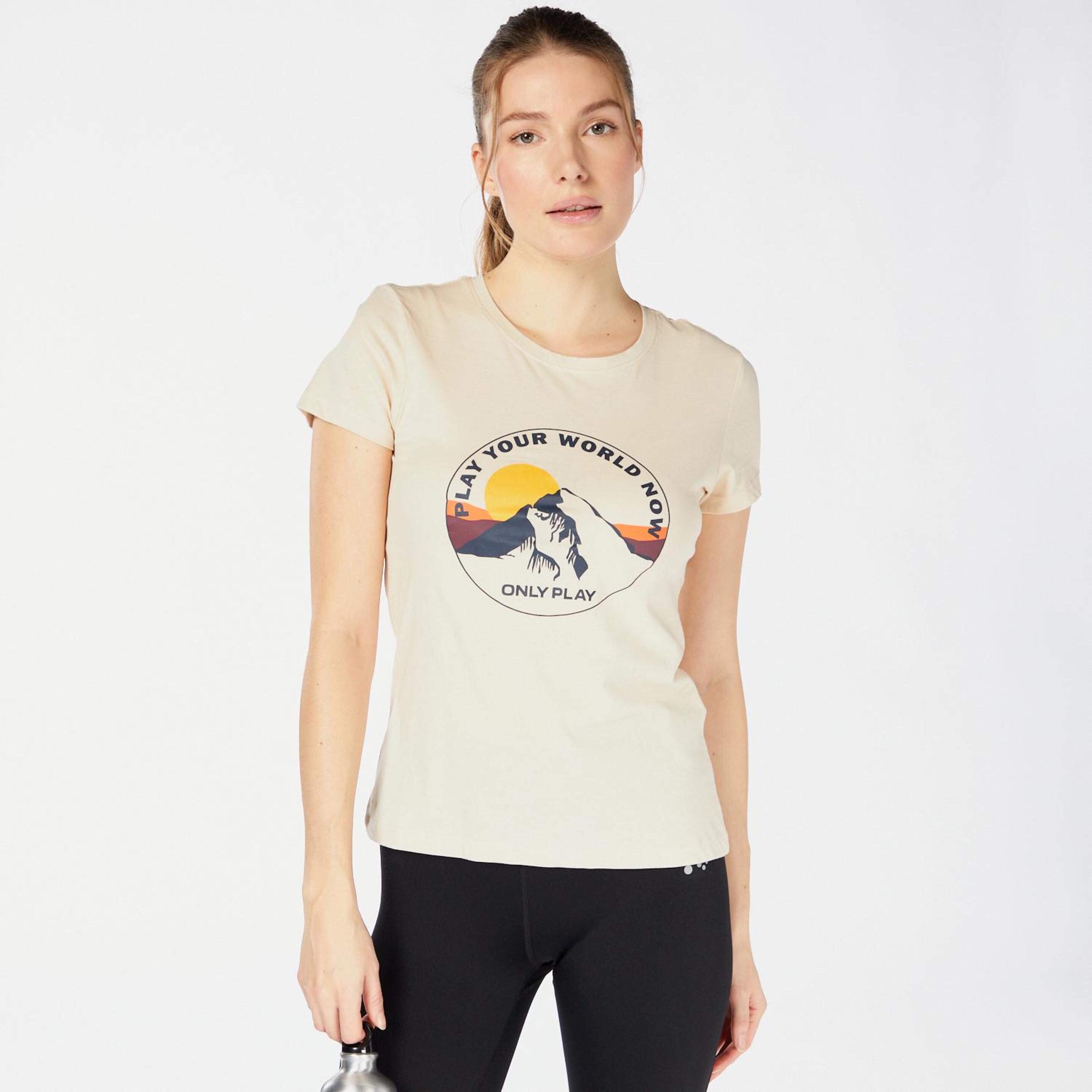 ONLY Play World - blanco - Camiseta Trekking Mujer