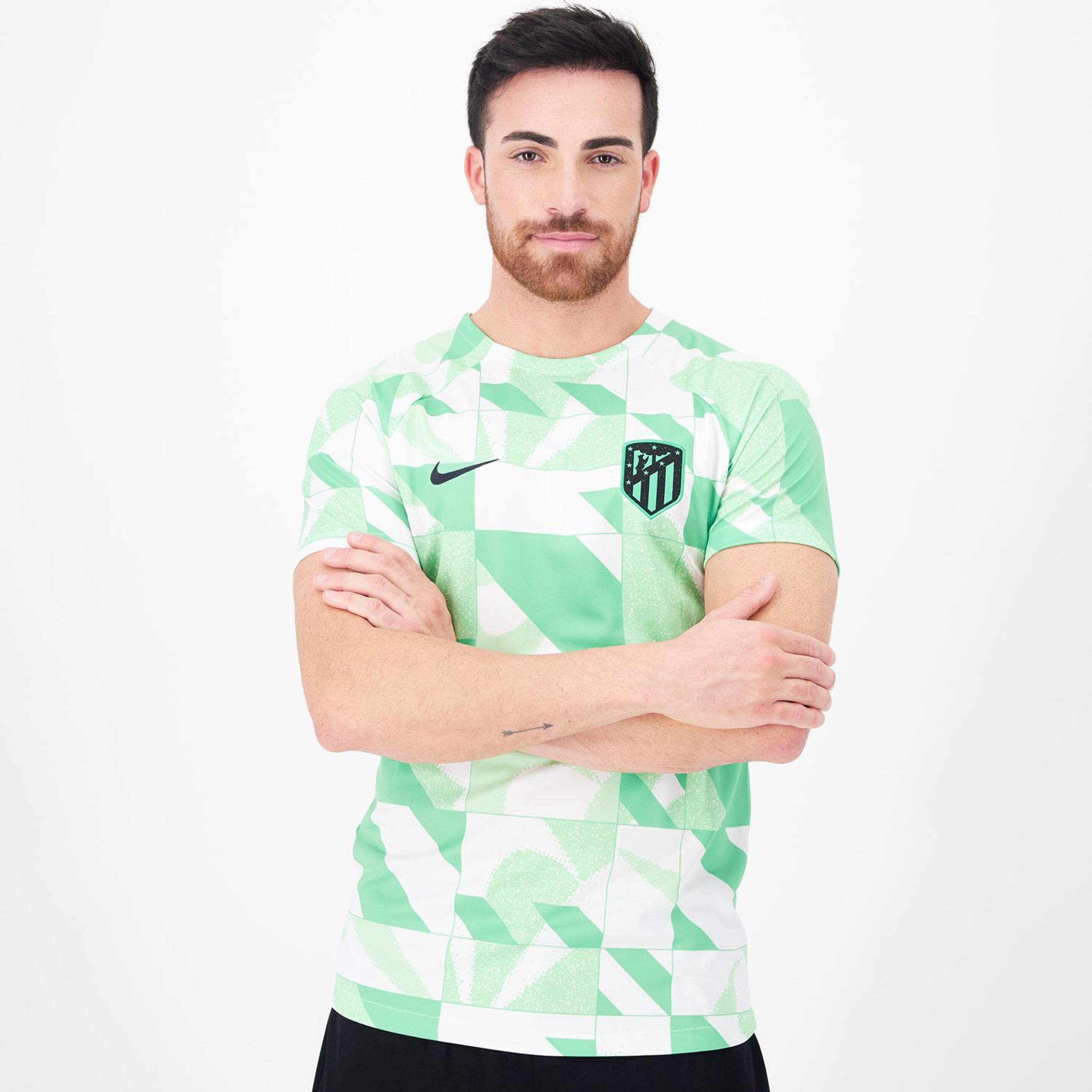 Camiseta Atlético Madrid Prematch 23/24 - verde - Camiseta Fútbol Hombre