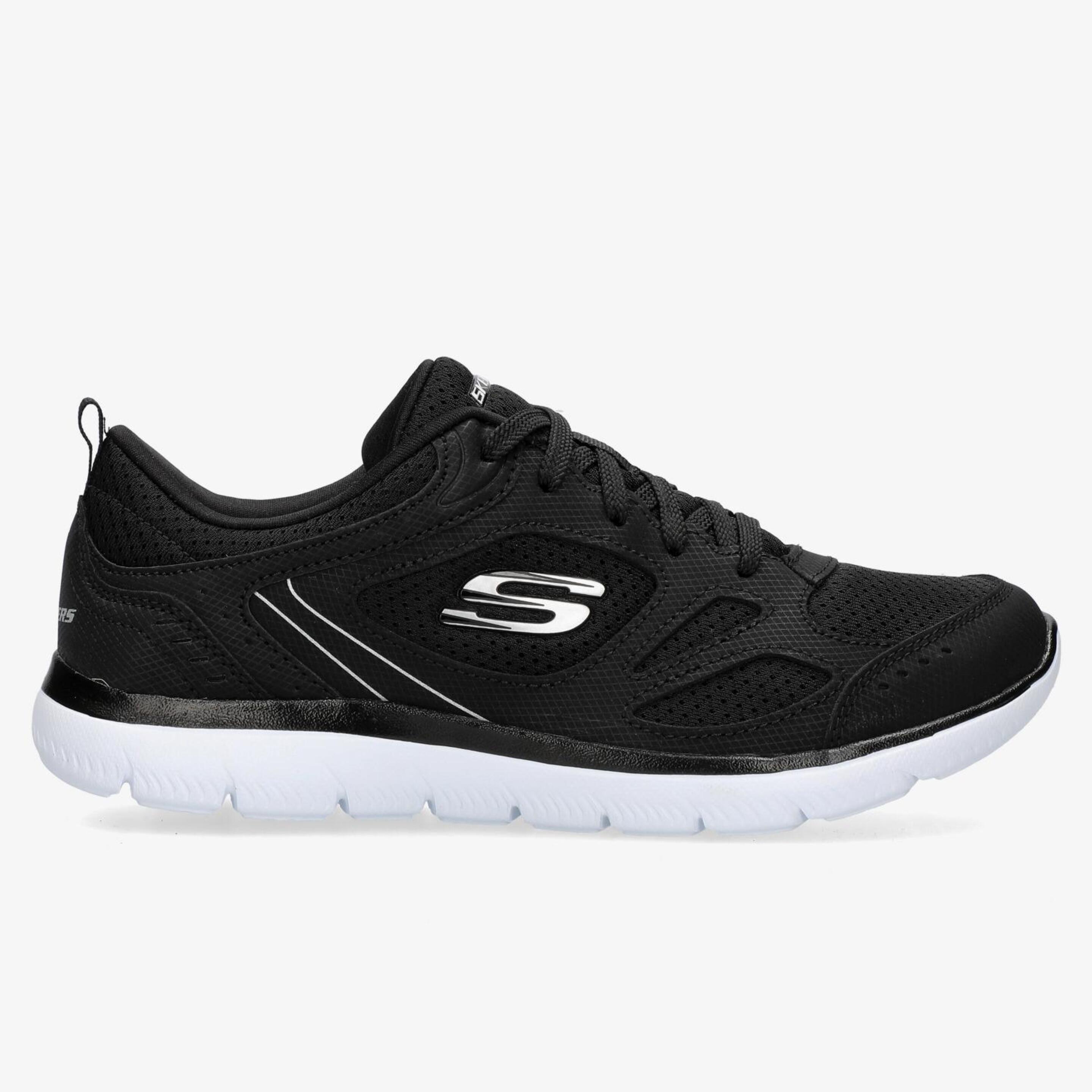 Skechers Summits Suited - negro - Sapatilhas Running Mulher