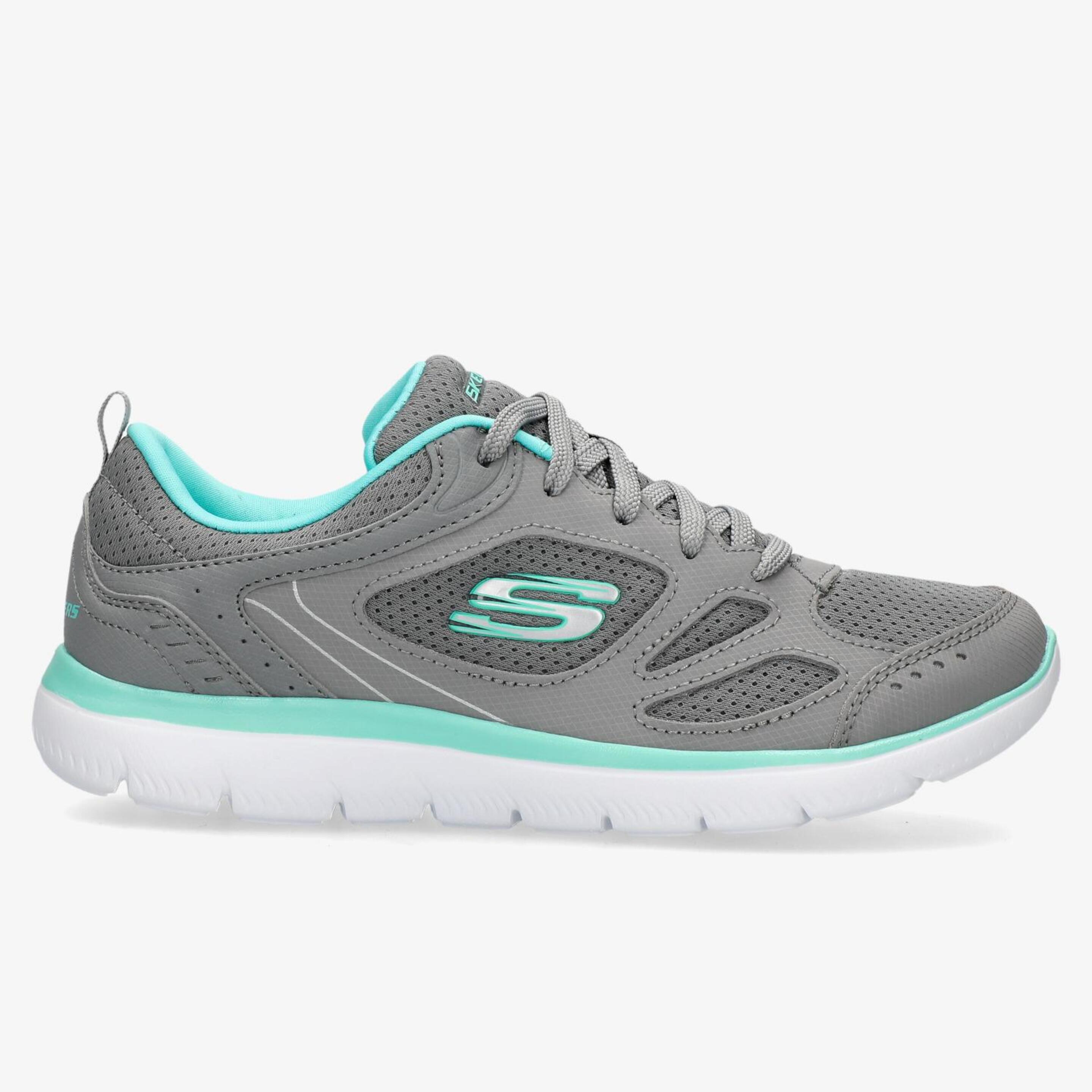 Skechers Summits Suited - gris - Zapatillas Running Mujer