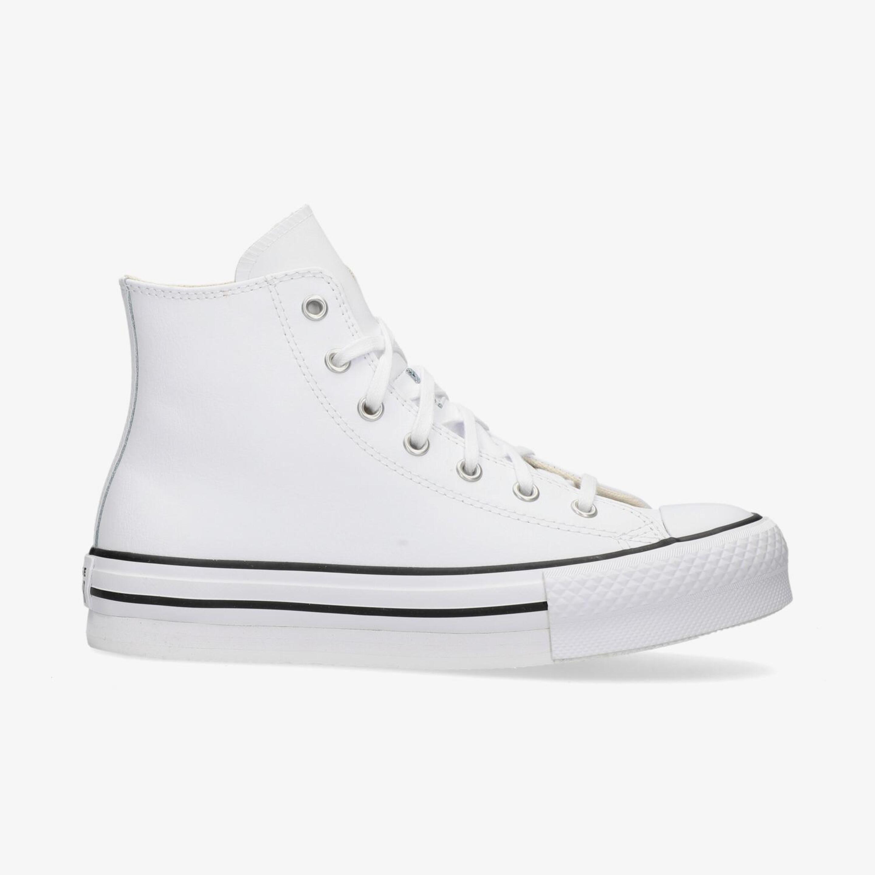 Converse Chuck Taylor All Star Leather - blanco - Zapatillas Niña