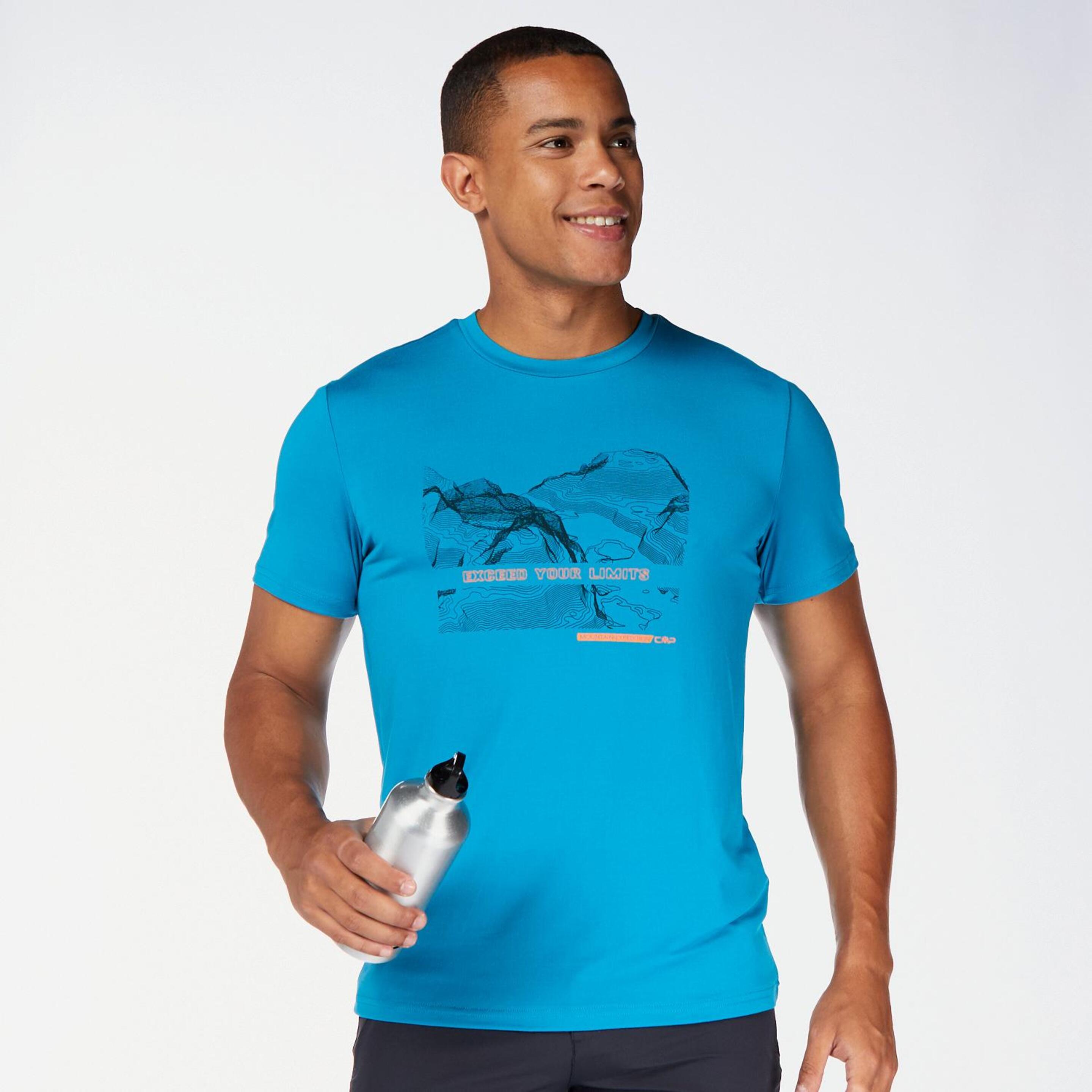 Camiseta Trekking Cmp - azul - Camiseta Trekking Hombre
