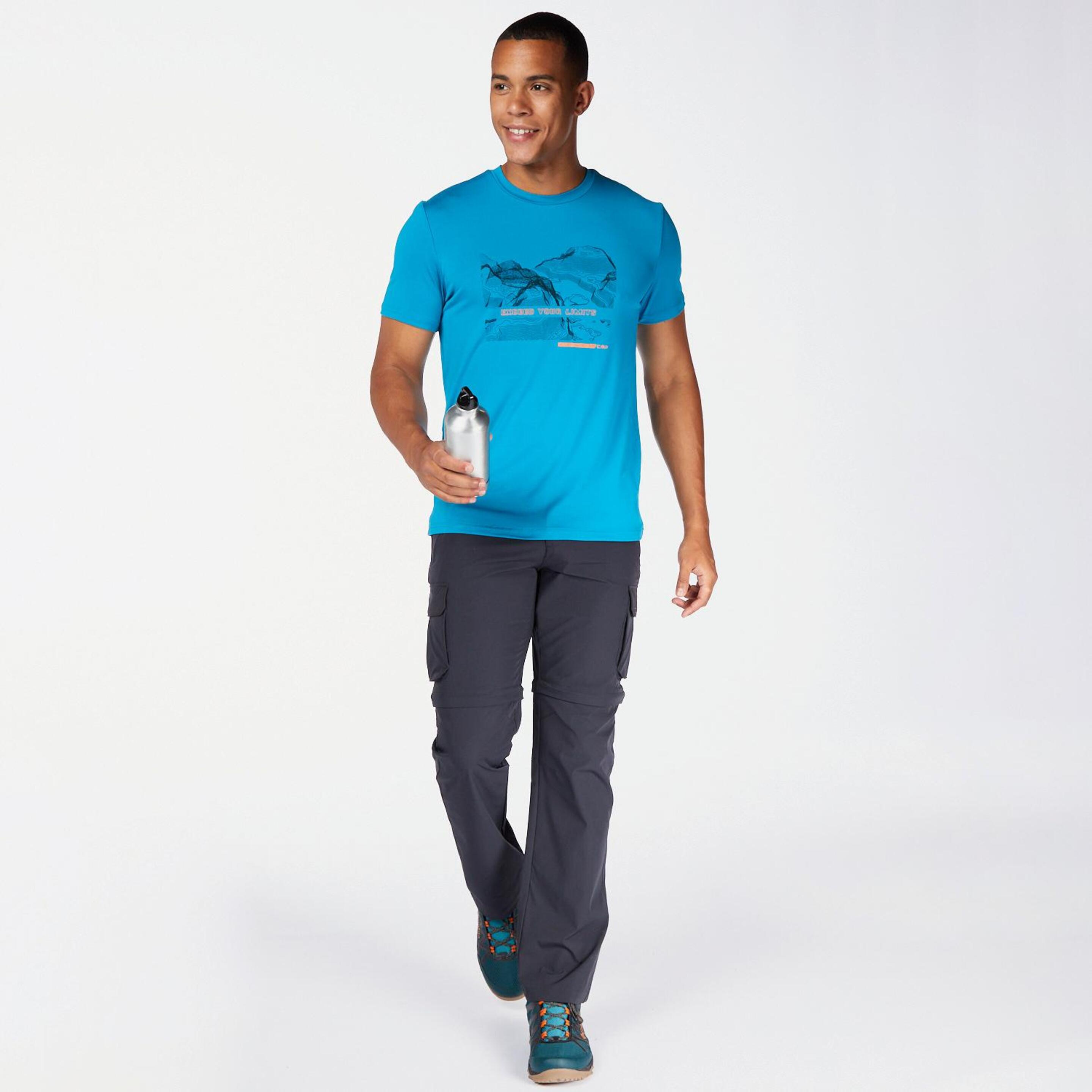 Camiseta Trekking CMP - Azul - Camiseta Trekking Hombre
