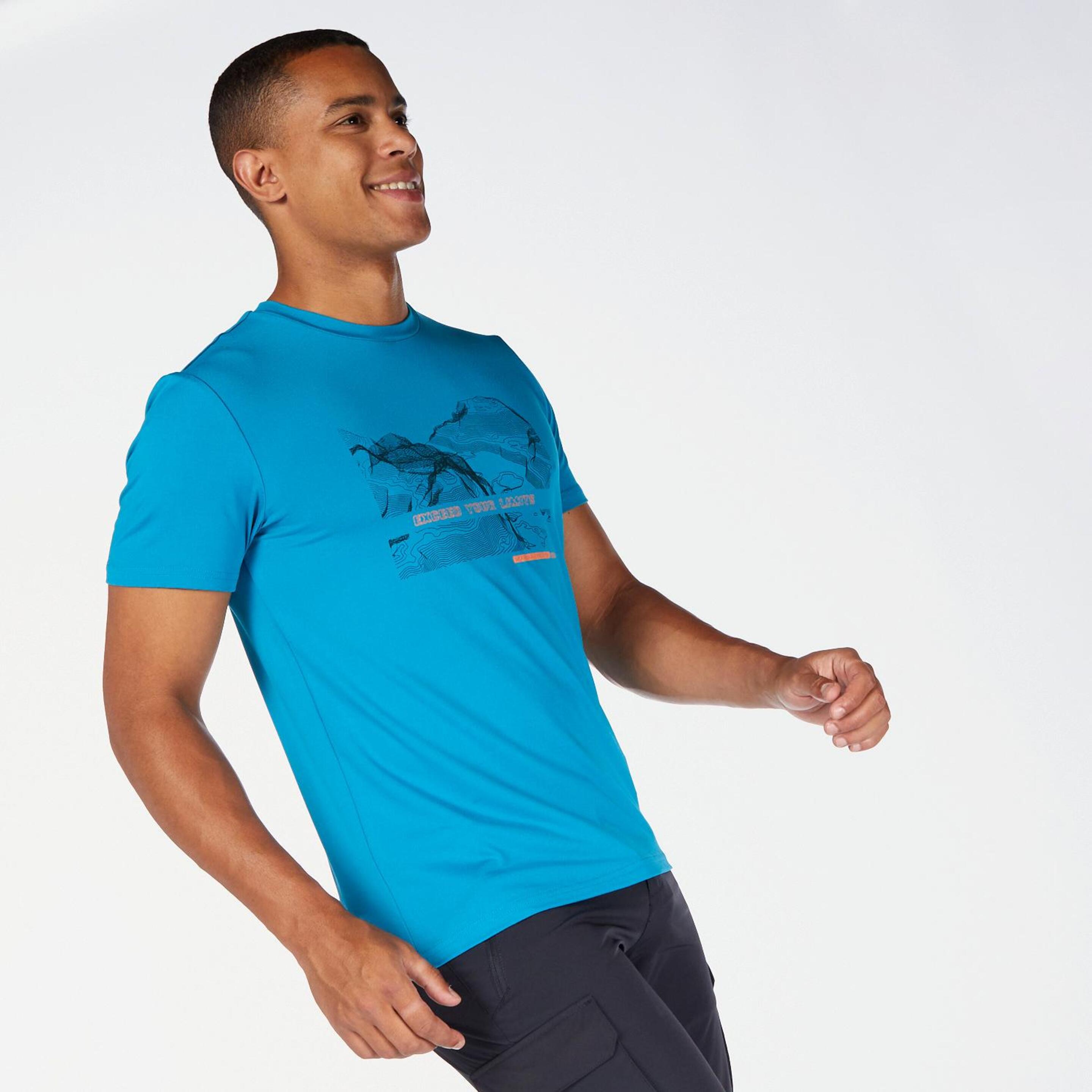 Camiseta Trekking CMP - Azul - Camiseta Trekking Hombre