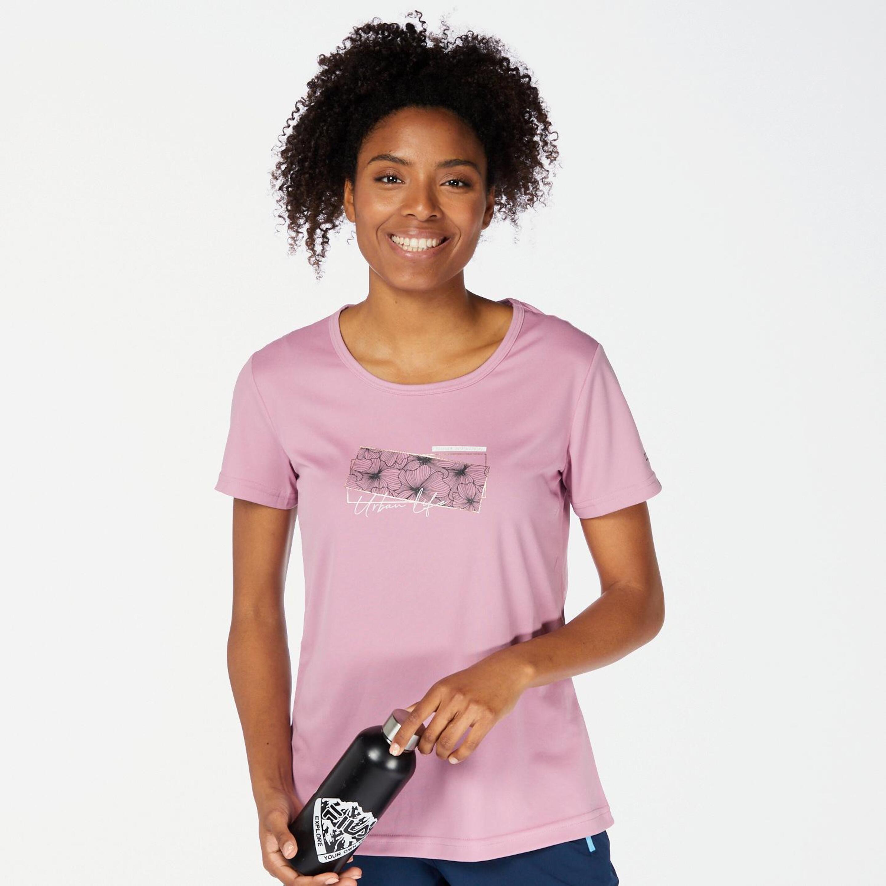 Camiseta Trekking Cmp - rosa - Camiseta Mujer