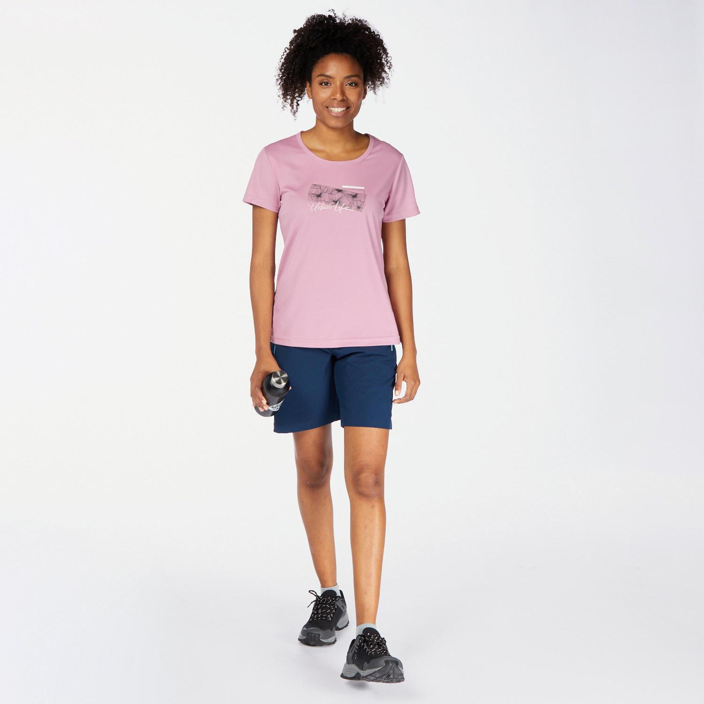 Camiseta Trekking CMP - Rosa - Camiseta Mujer