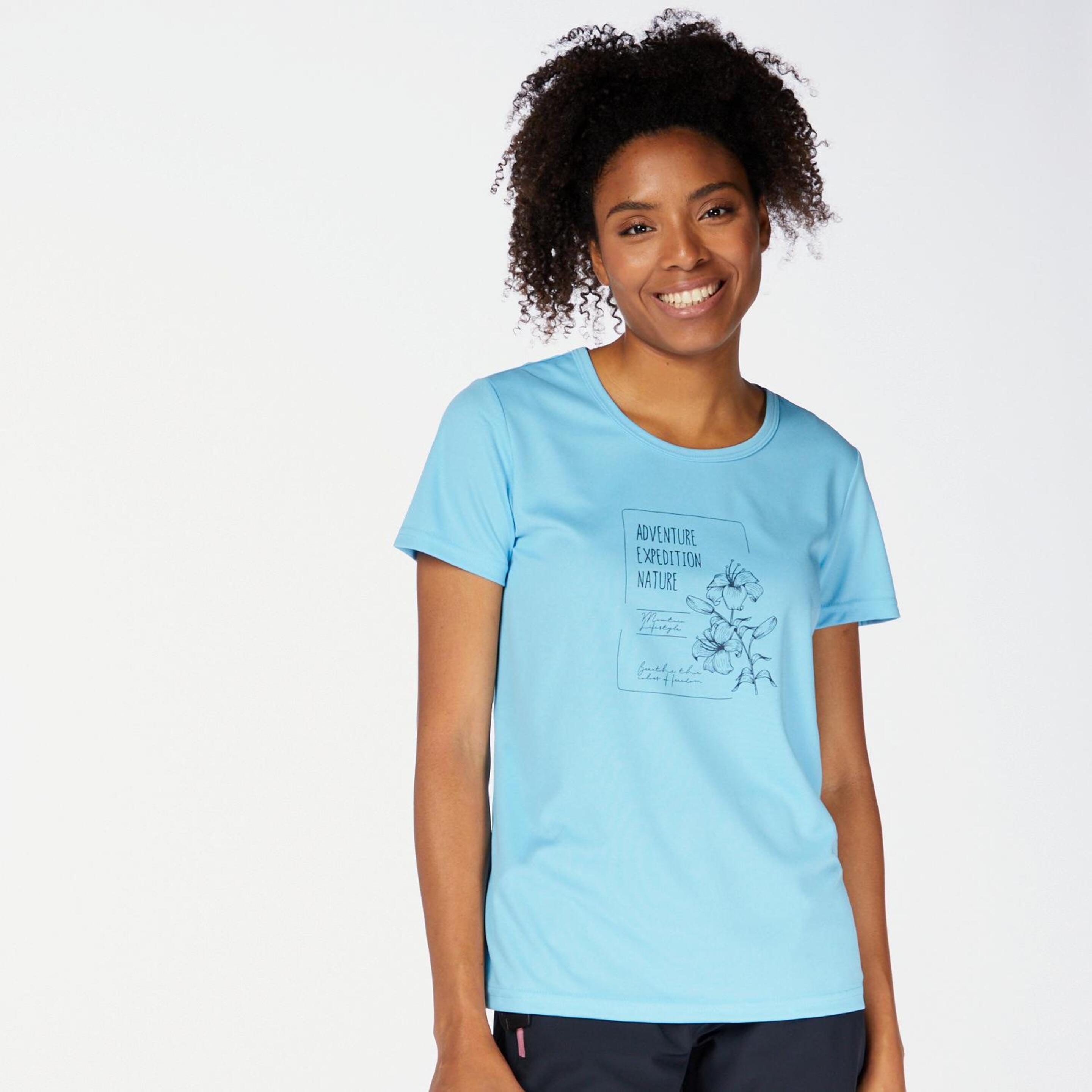 Camiseta Trekking Cmp - azul - Camiseta Mujer