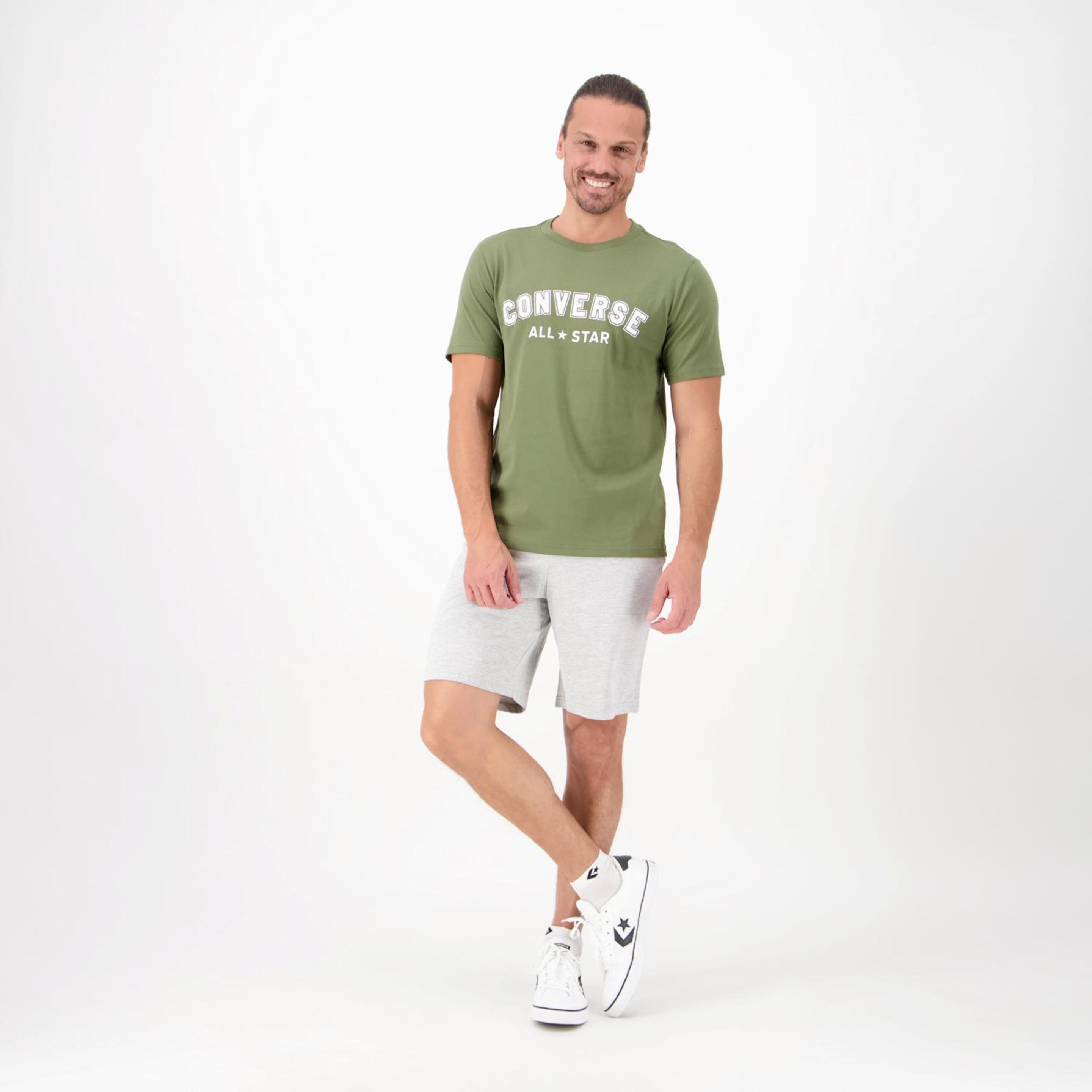 Converse All Star - Verde - Camiseta Hombre