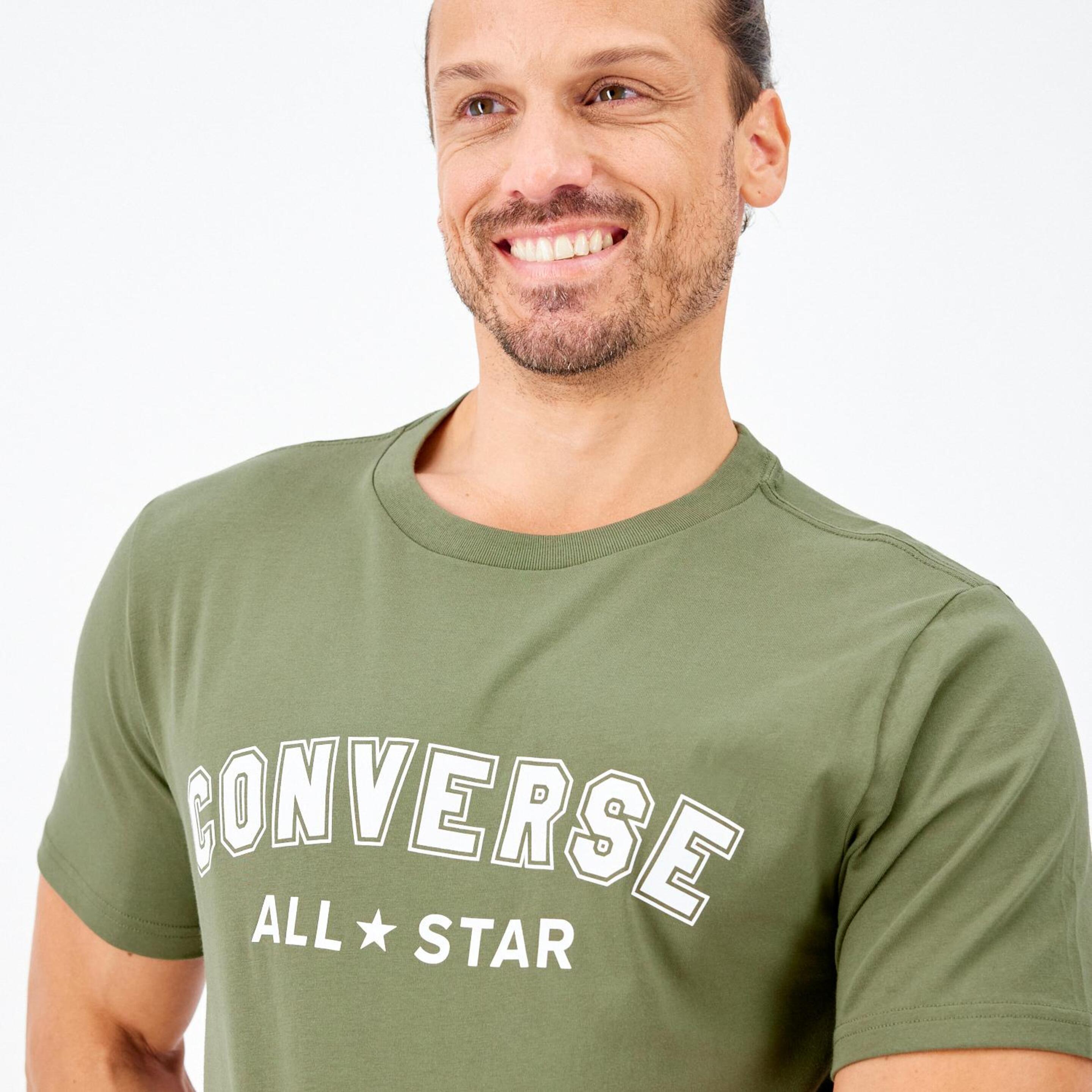 Converse All Star - Verde - Camiseta Hombre