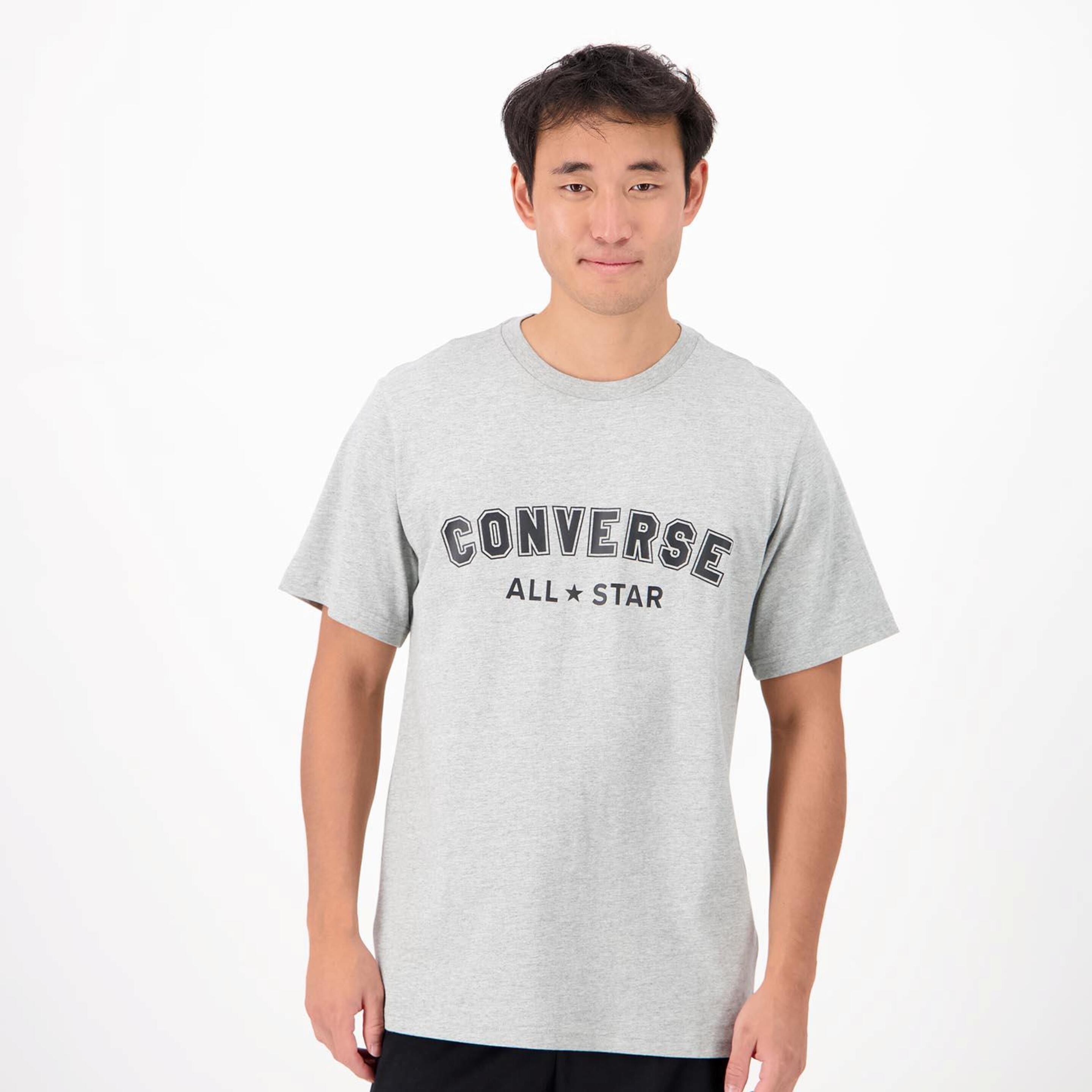 Converse All Star - gris - T-shirt Homem