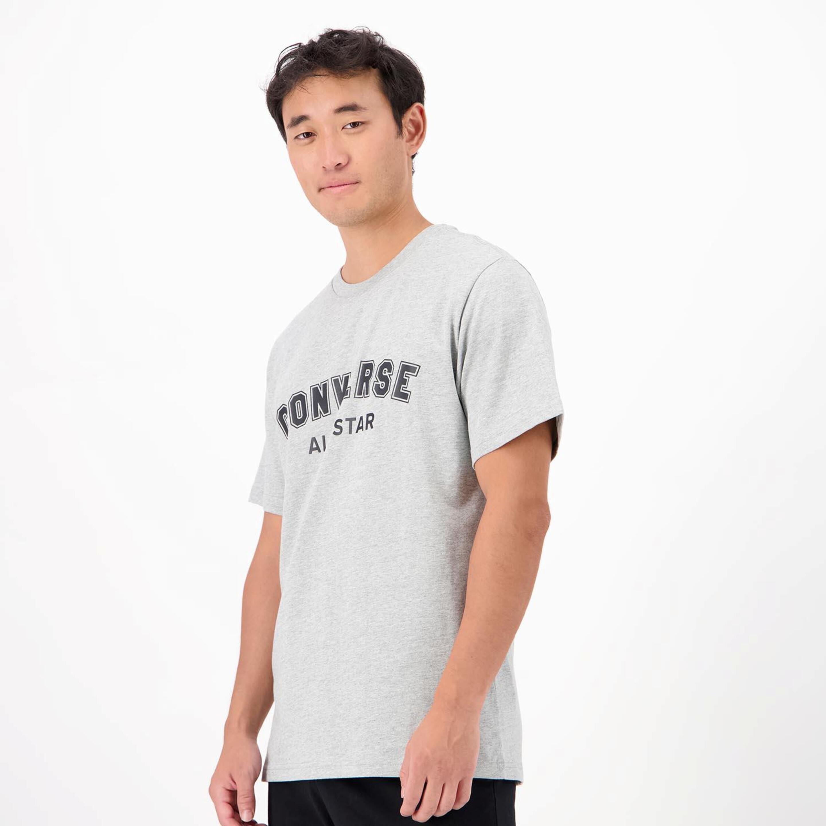 Converse All Star - Gris - Camiseta Hombre