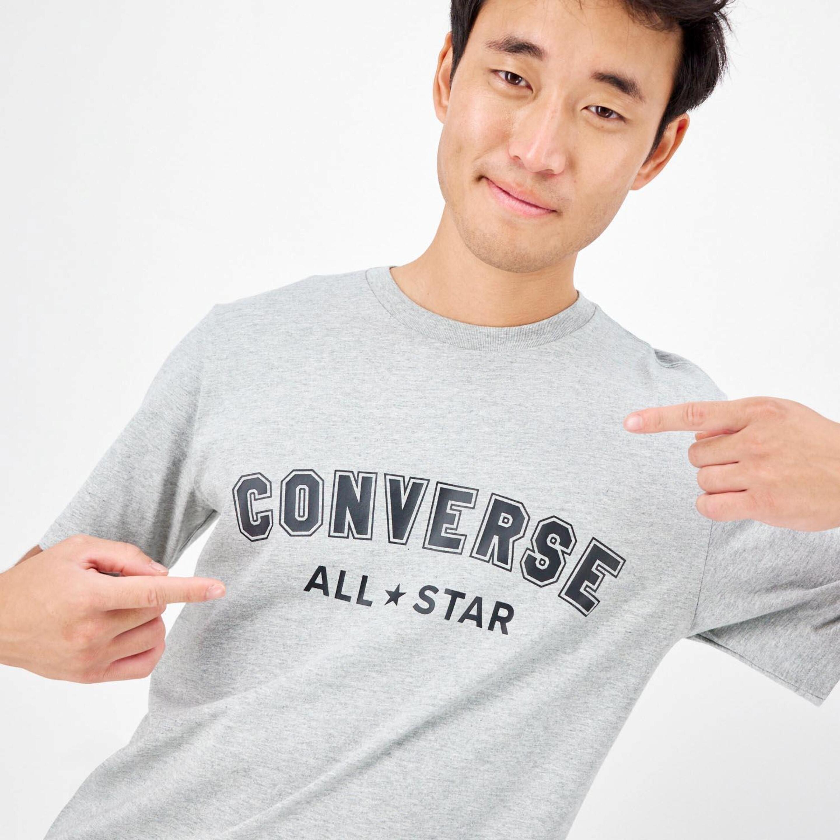 Converse All Star - Gris - Camiseta Hombre