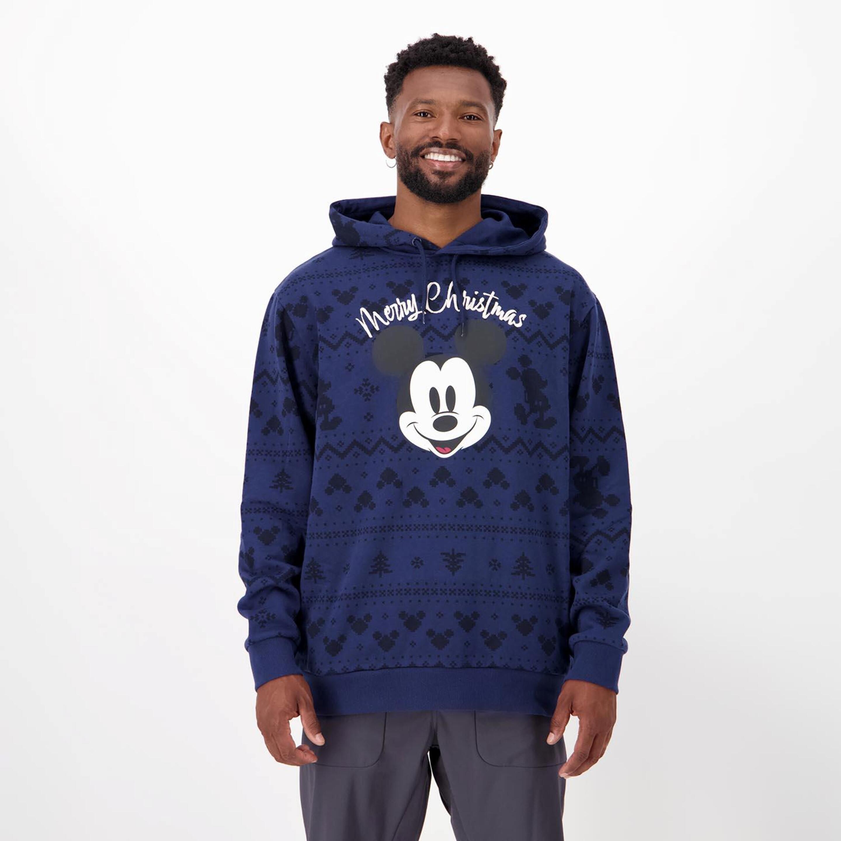 Sweatshirt Mickey - azul - Sweatshirt Capuz Homem