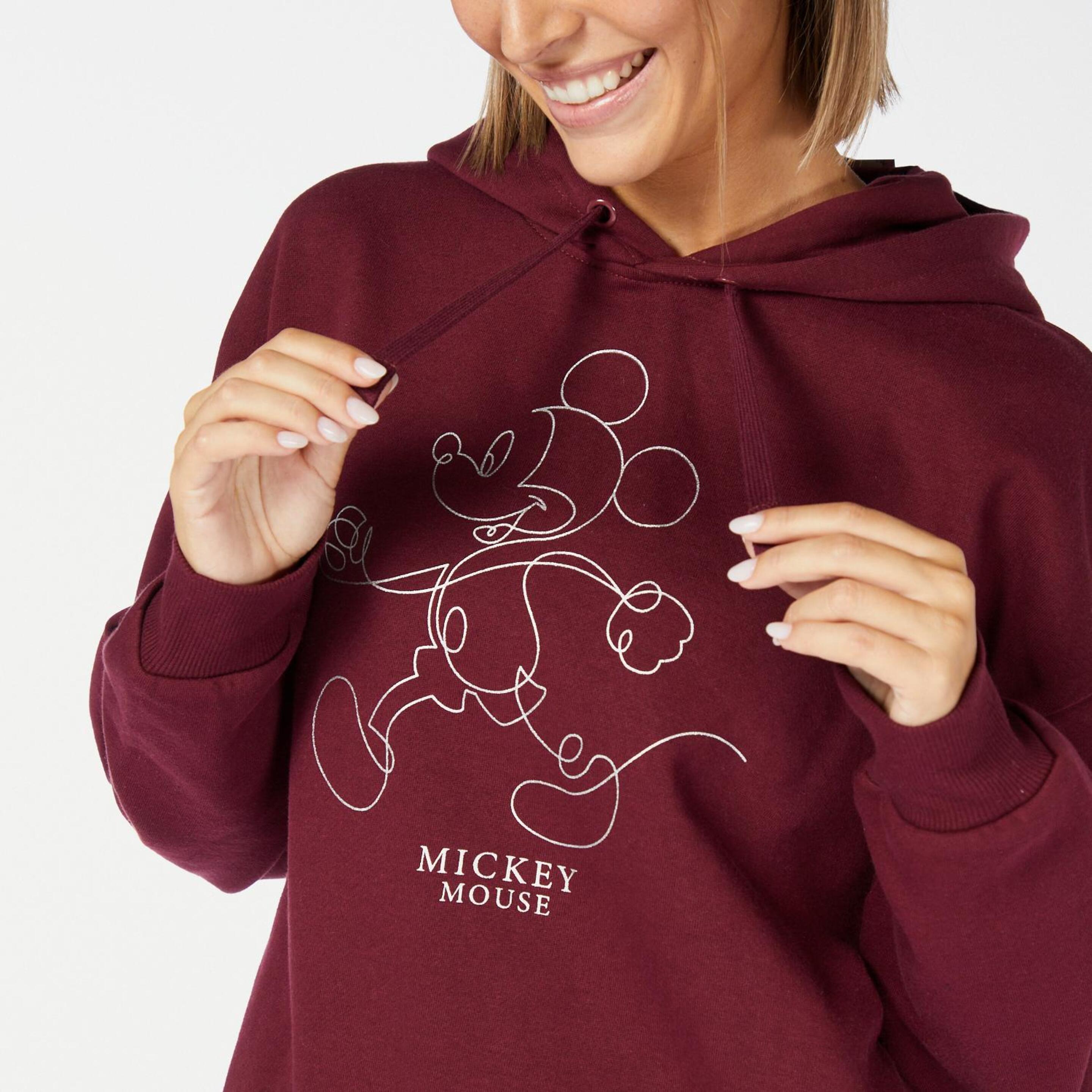 Sweatshirt Mickey - Vermelho - Sweatshirt Capuz Mulher Disney | Sport Zone