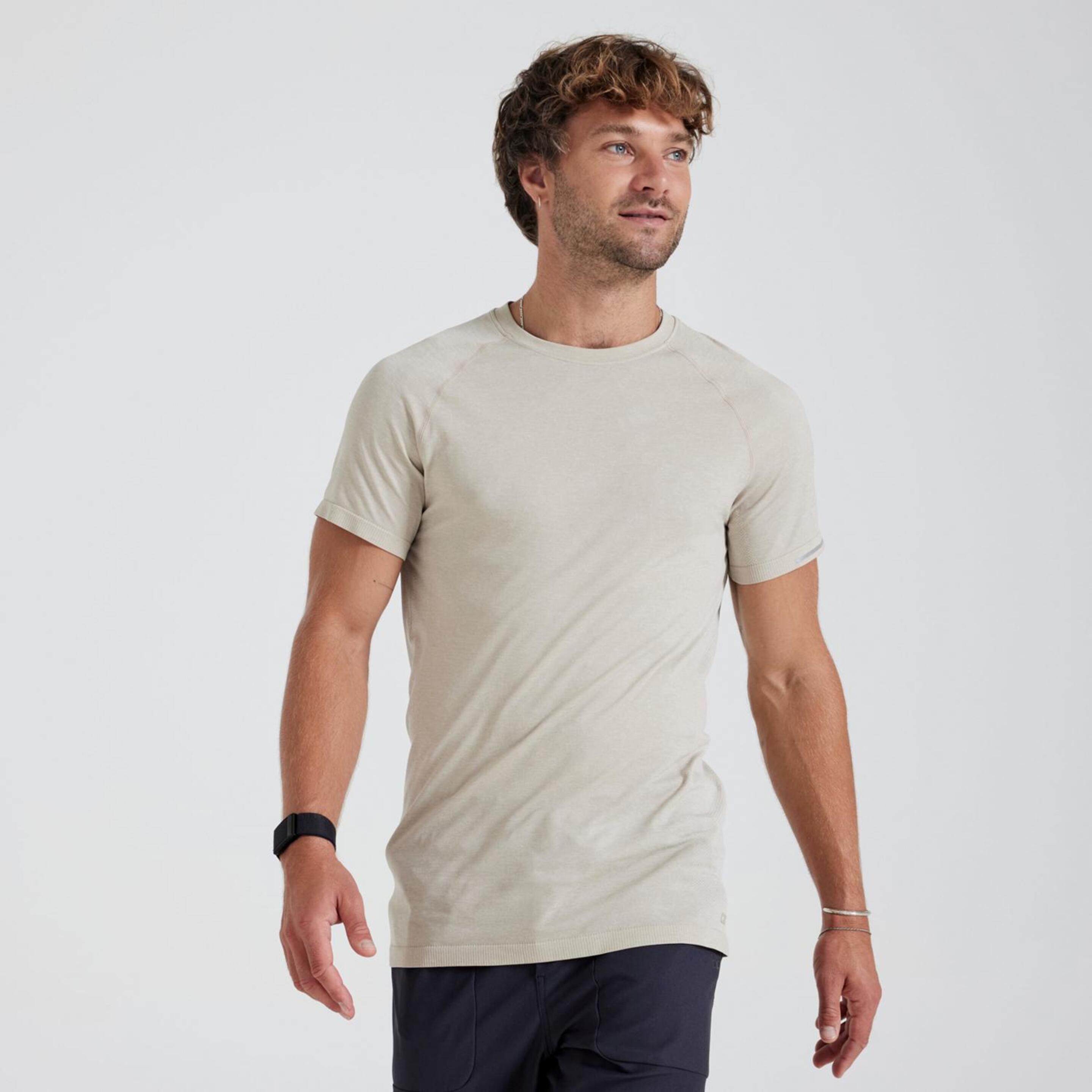 Doone Activ Wear - Bege - T-shirt Seamless Homem | Sport Zone