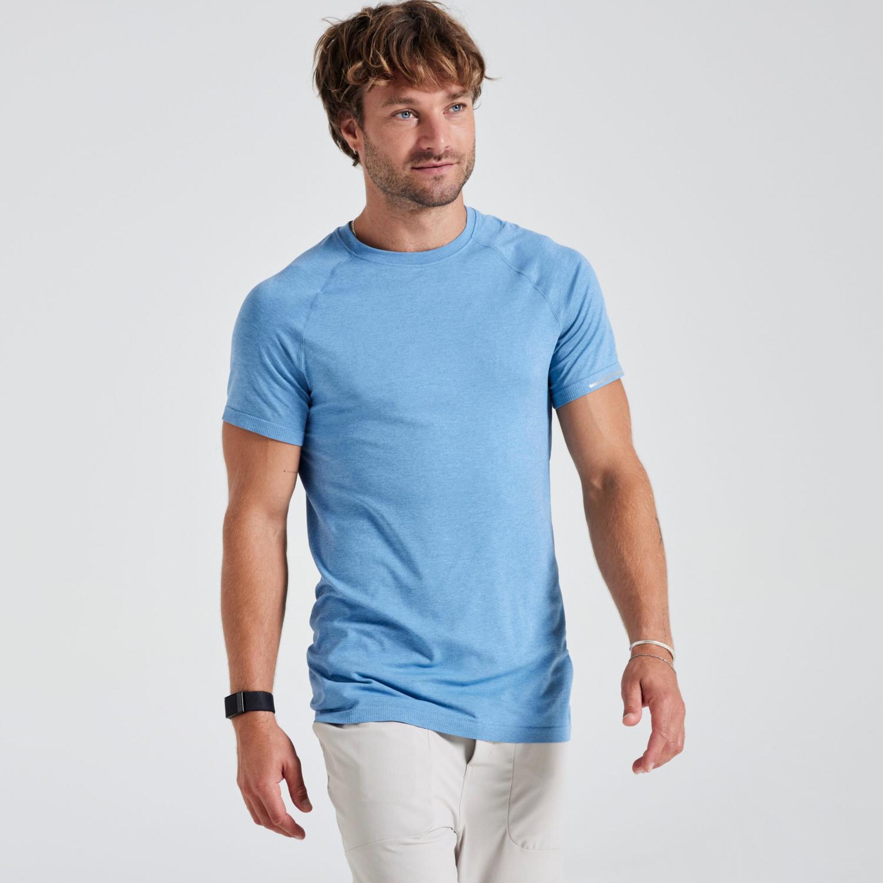 Doone Activ - azul - Camiseta Sin Costuras Hombre