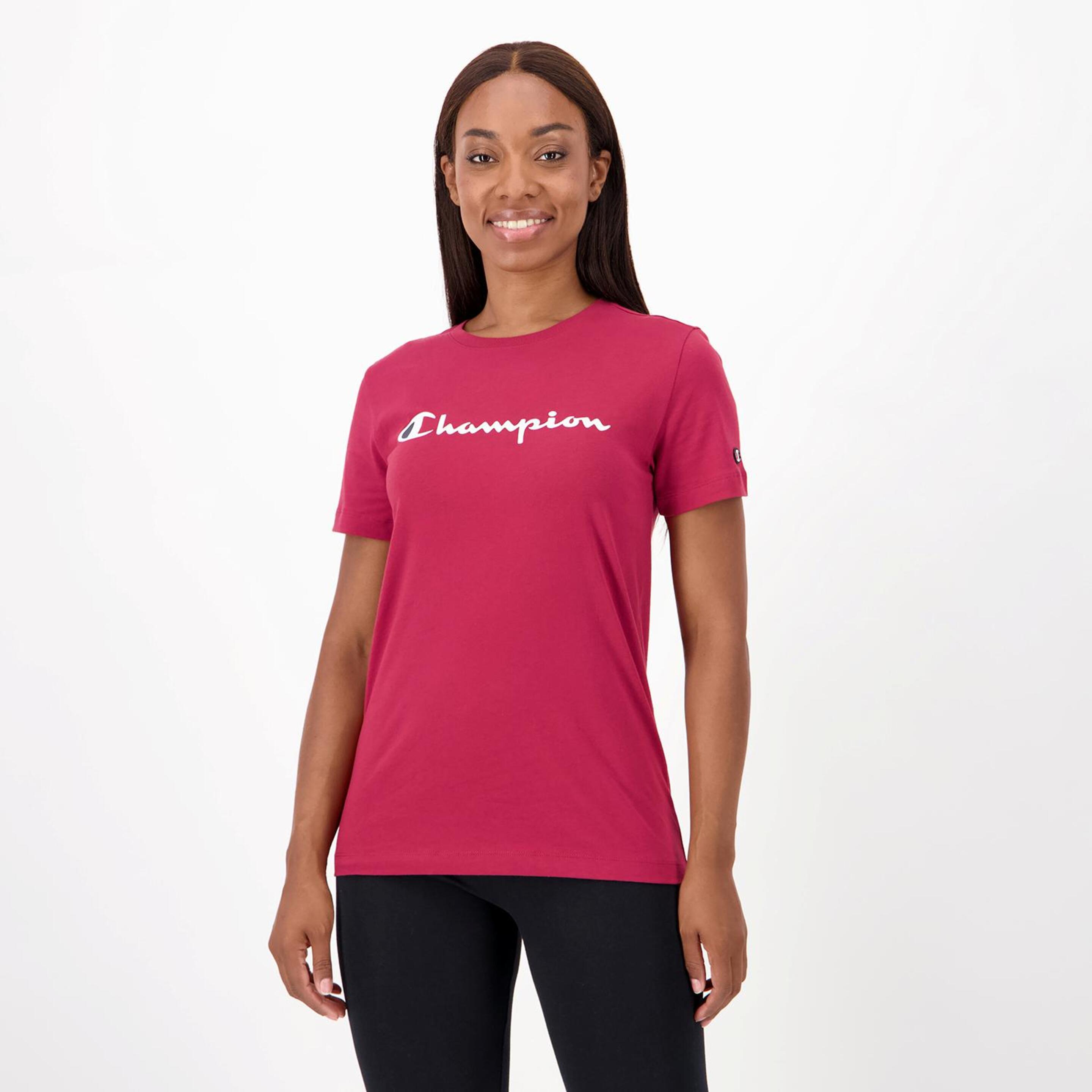 Camiseta Champion - rojo - Camiseta Mujer