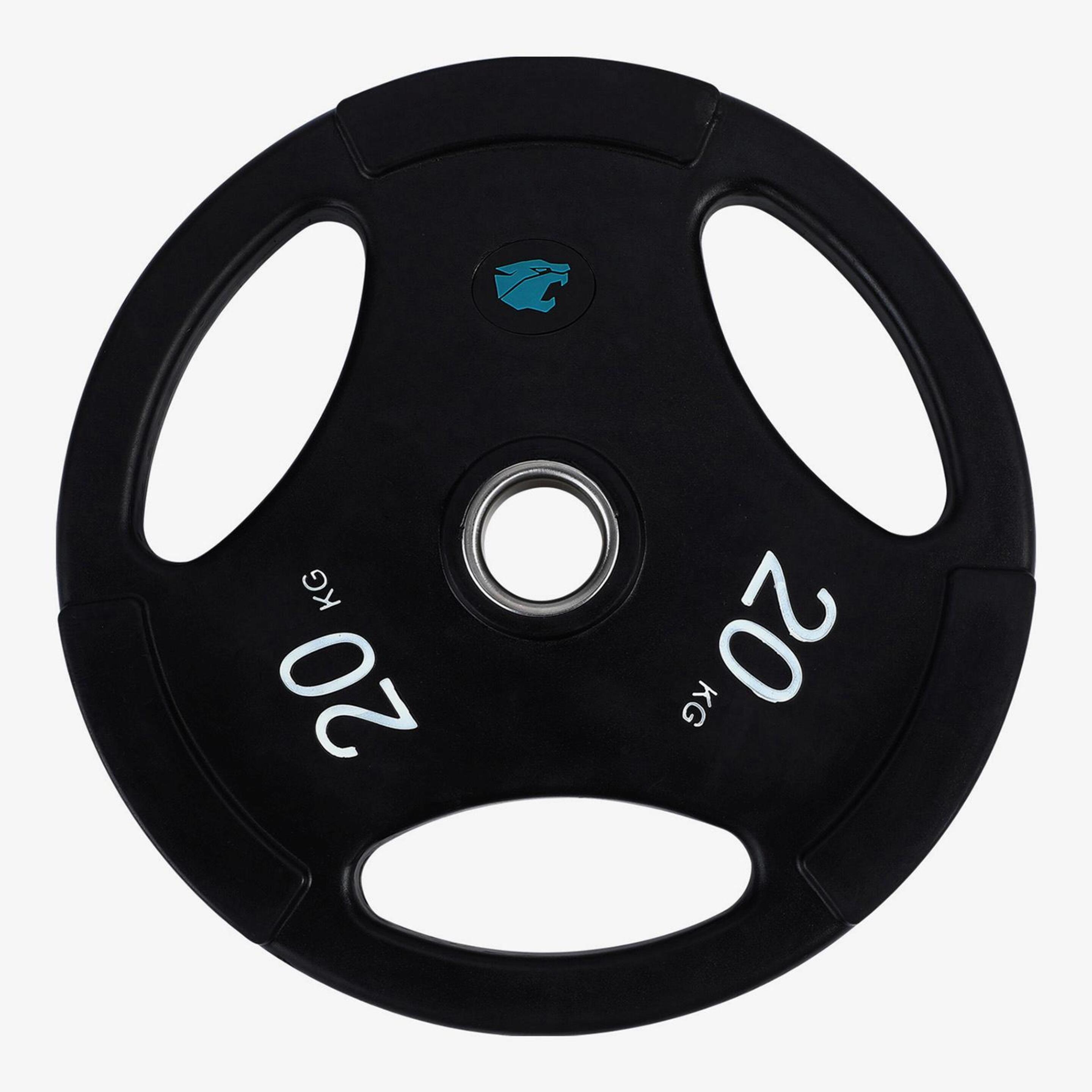 Disco Fitness Tech 20kg - negro - Disco Olímpico 50mm