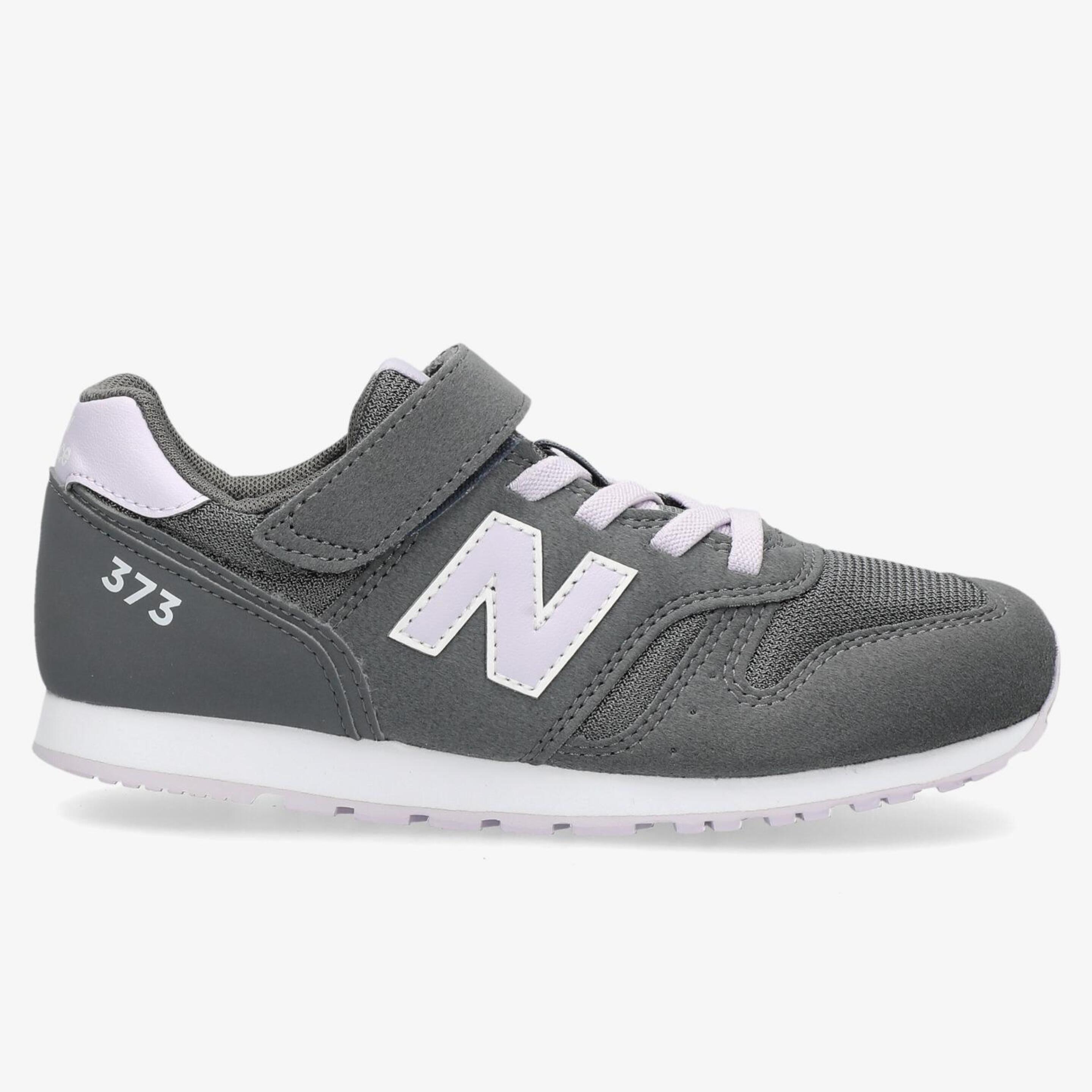 New Balance 373 - gris - Zapatillas Velcro Niña