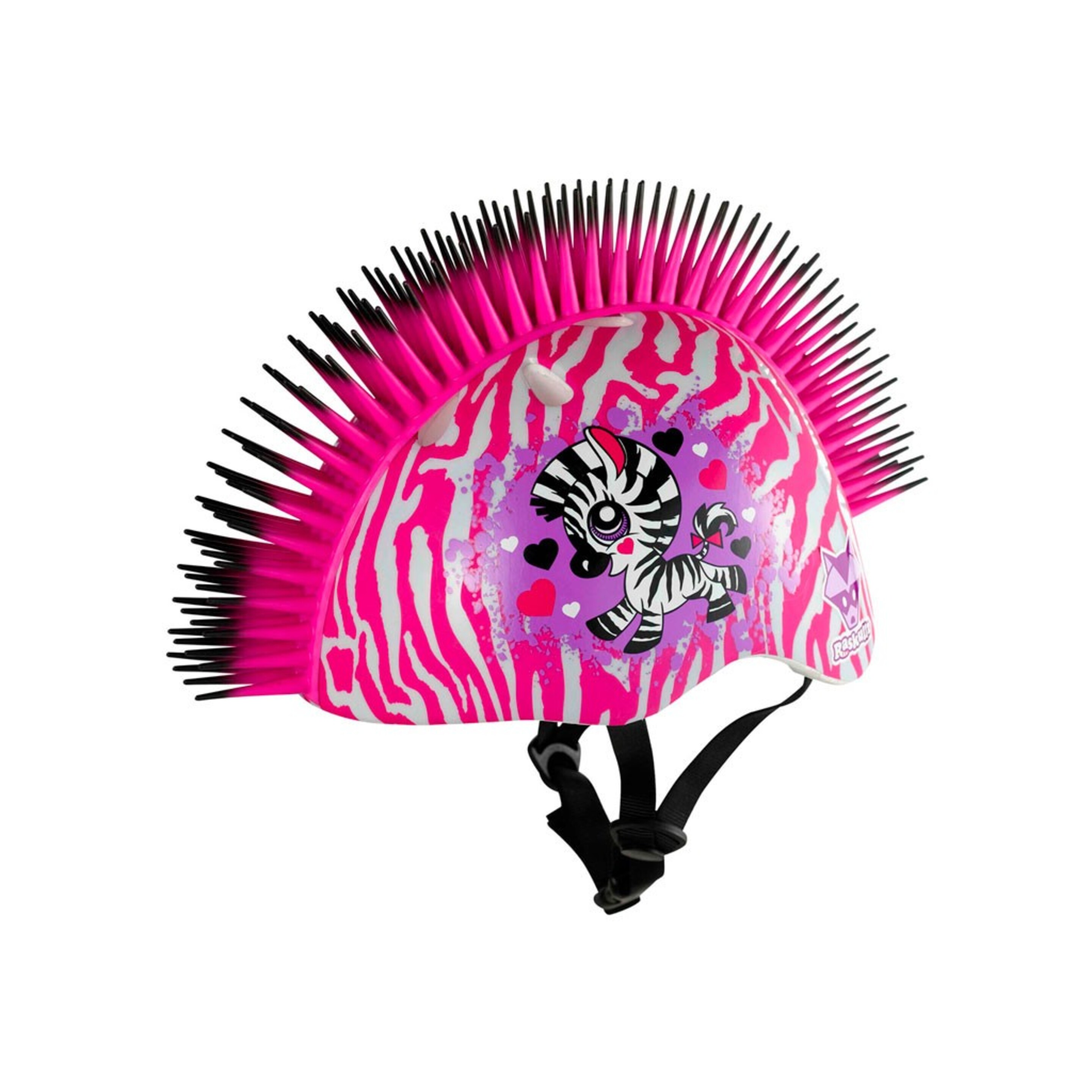 Casco C-preme Raskullz Child 5 Zebra Mohawk