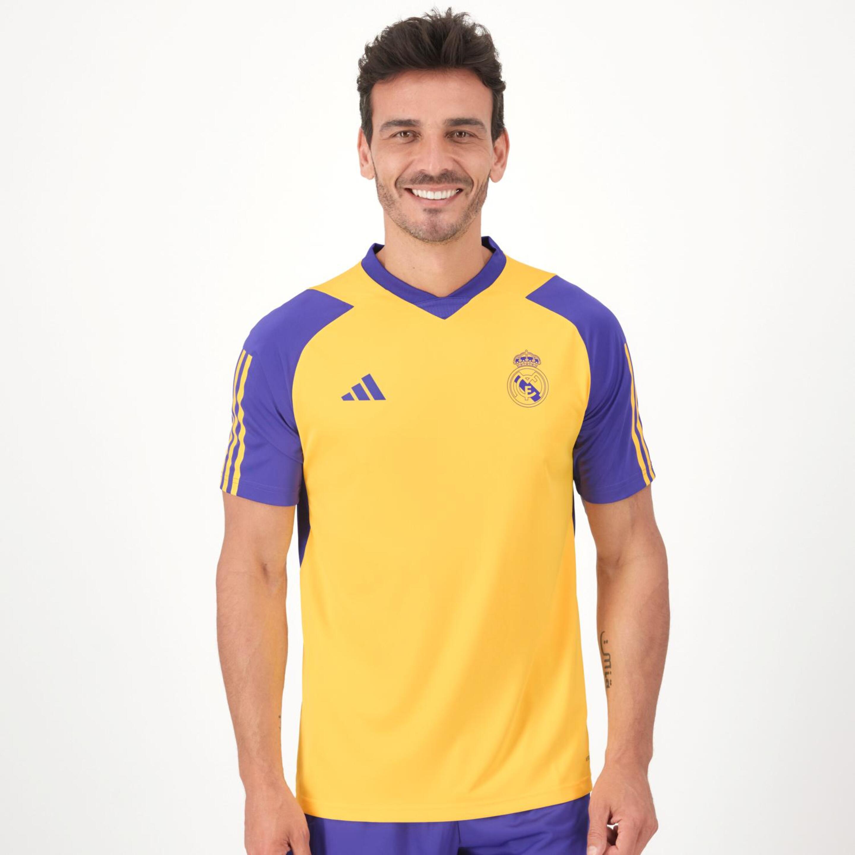Camiseta R. Madrid Entreno 23/24 - amarillo - Fútbol Hombre